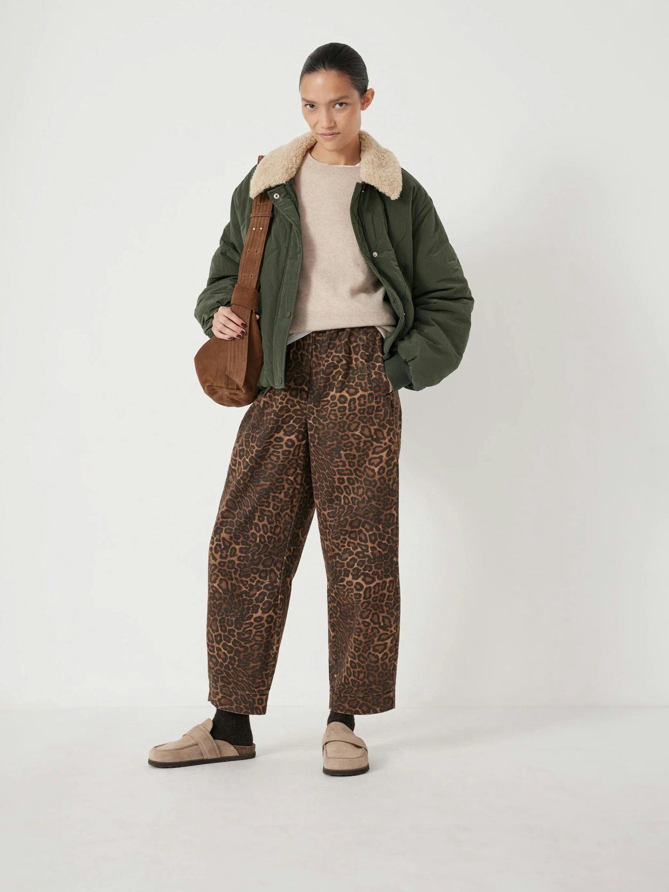 012702-4728-01 Jack Barrel Leg Pull On Cotton Trousers