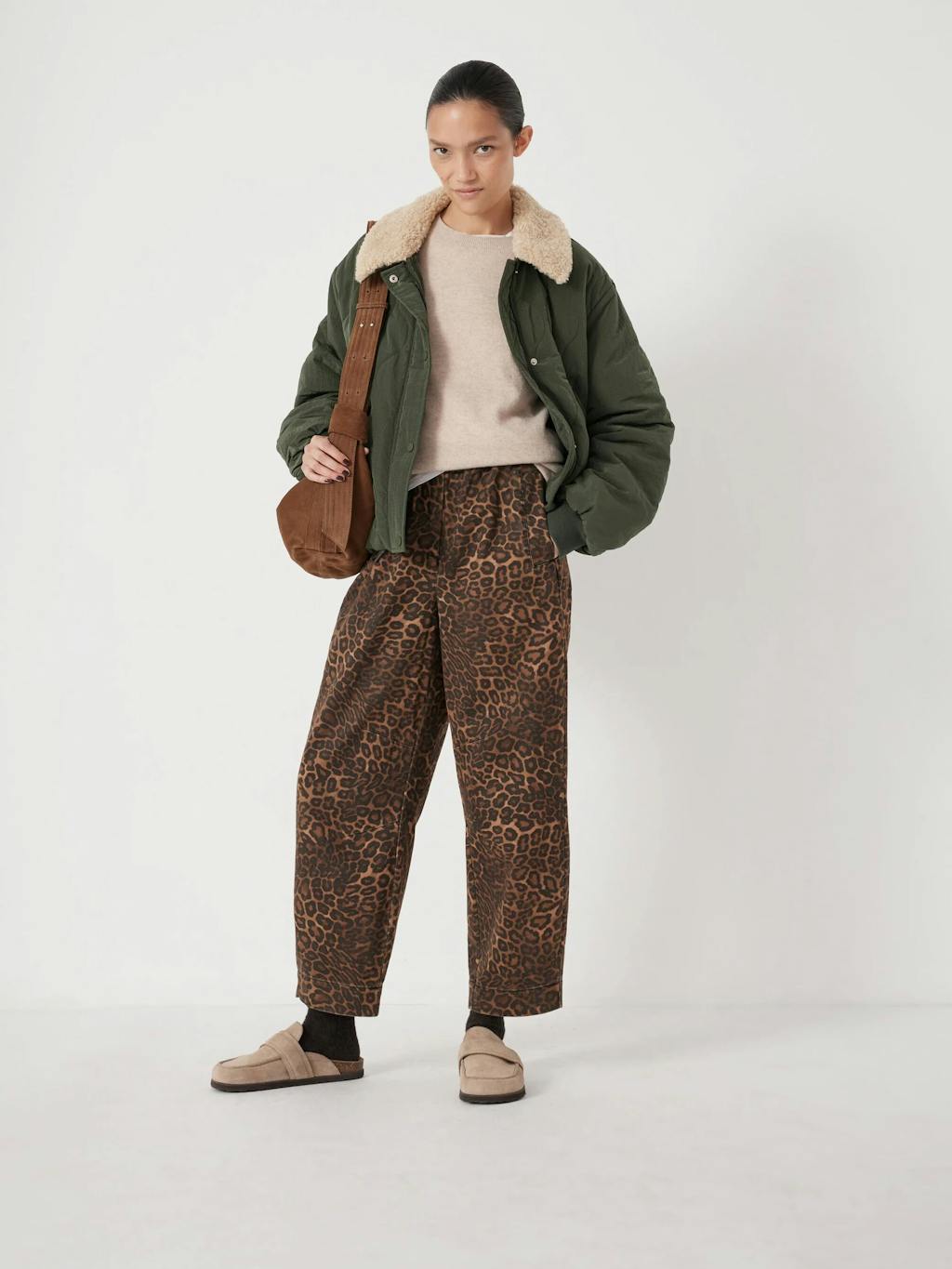 012702-4728-01 Jack Barrel Leg Pull On Cotton Trousers