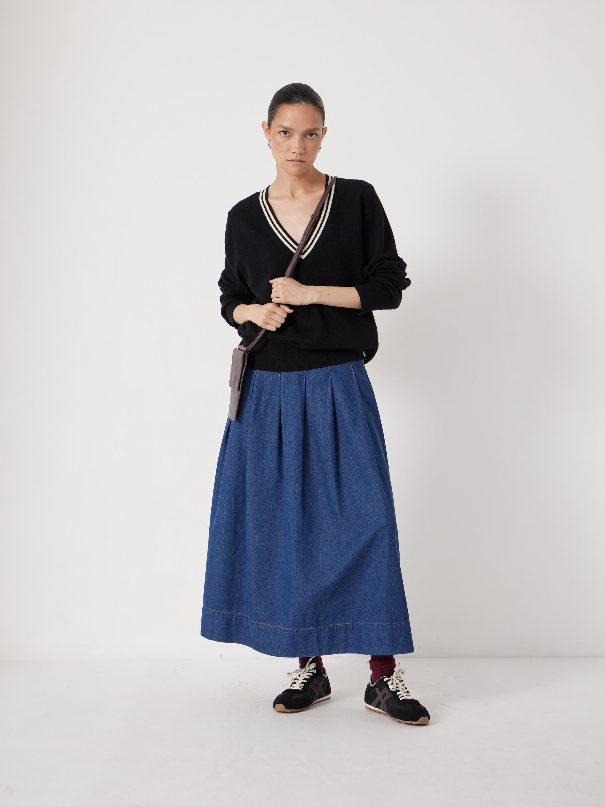 Merino Wool V Neck Jumper