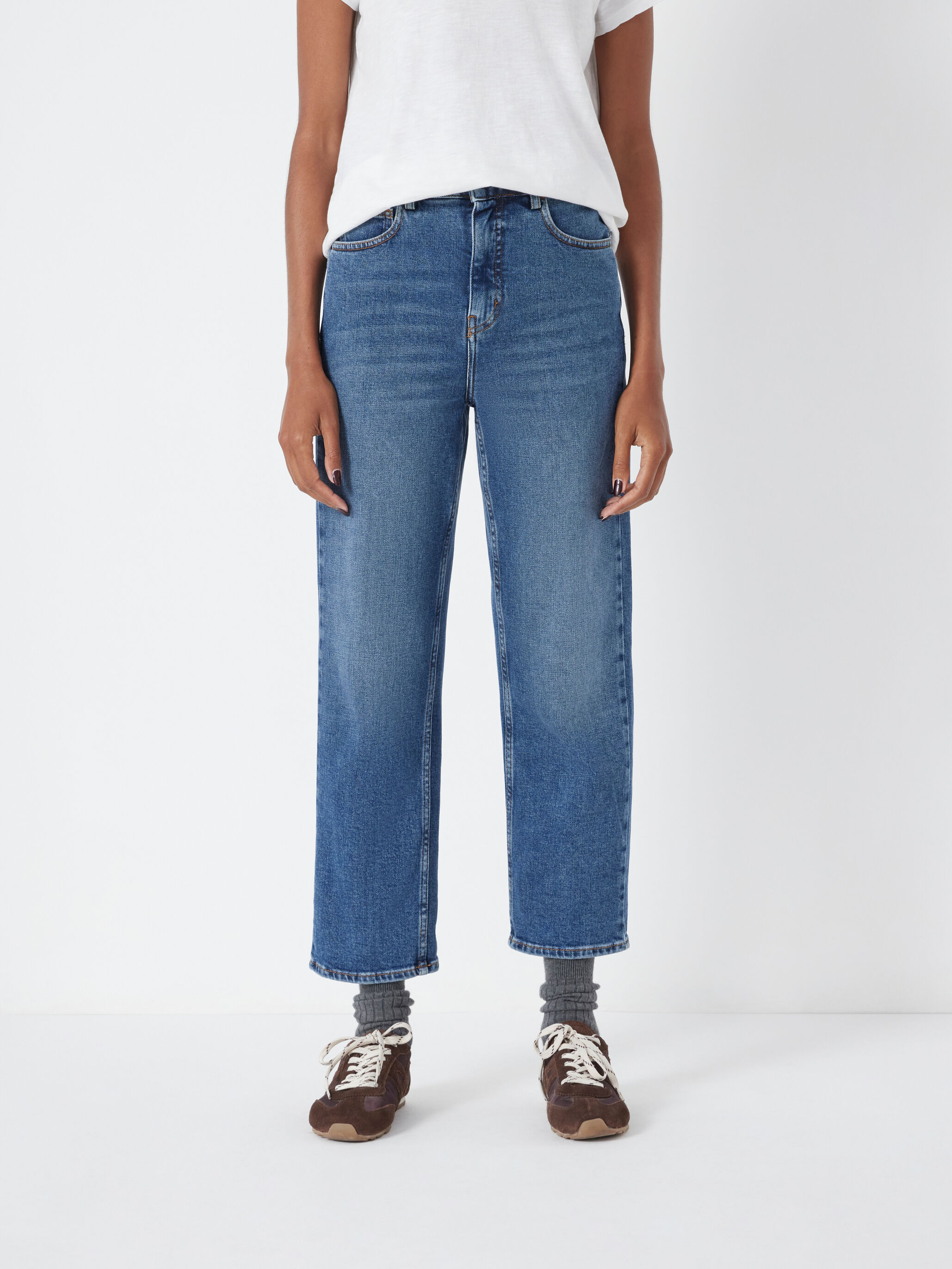 Nina Straight Crop Jeans