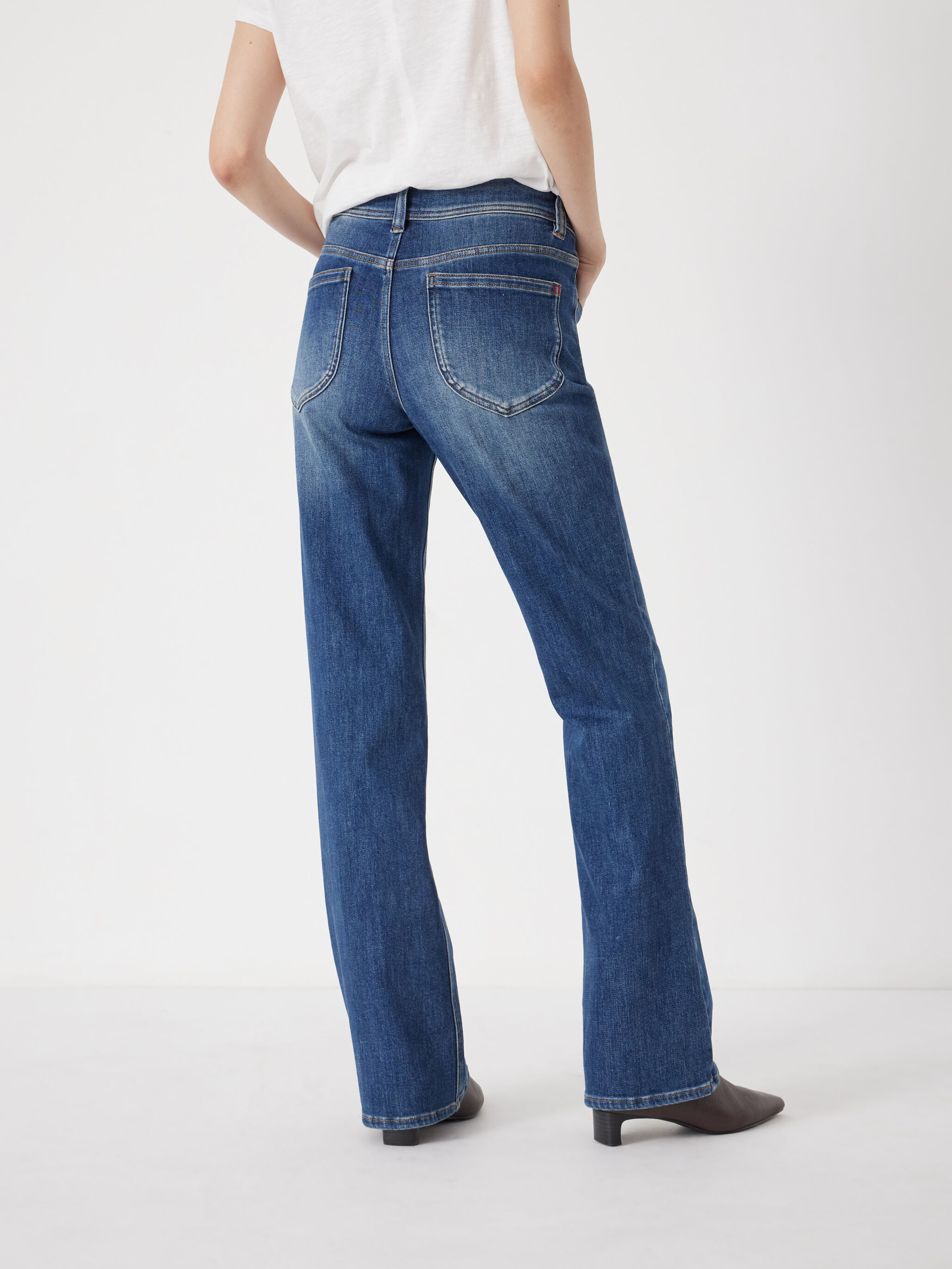 Eliana Mid Rise Bootcut Jeans