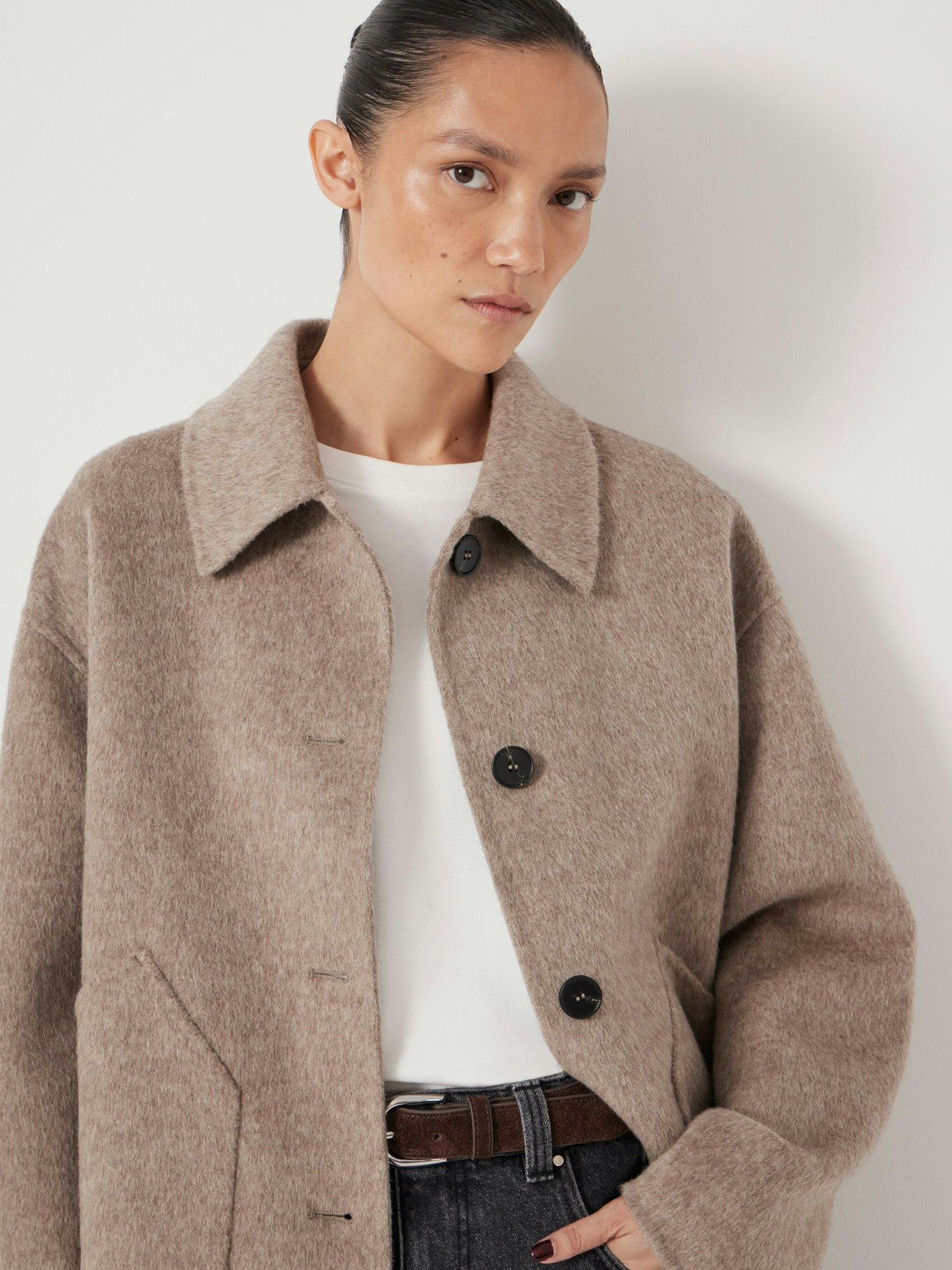 014305-4696-01 Pure Wool Double Faced Jacket