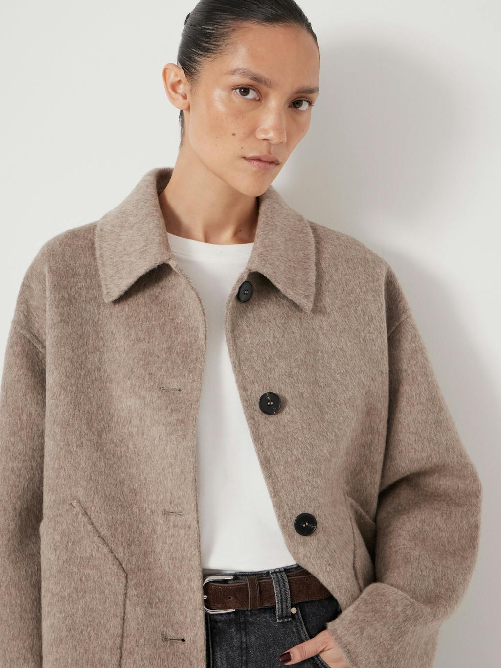 014305-4696-01 Pure Wool Double Faced Jacket