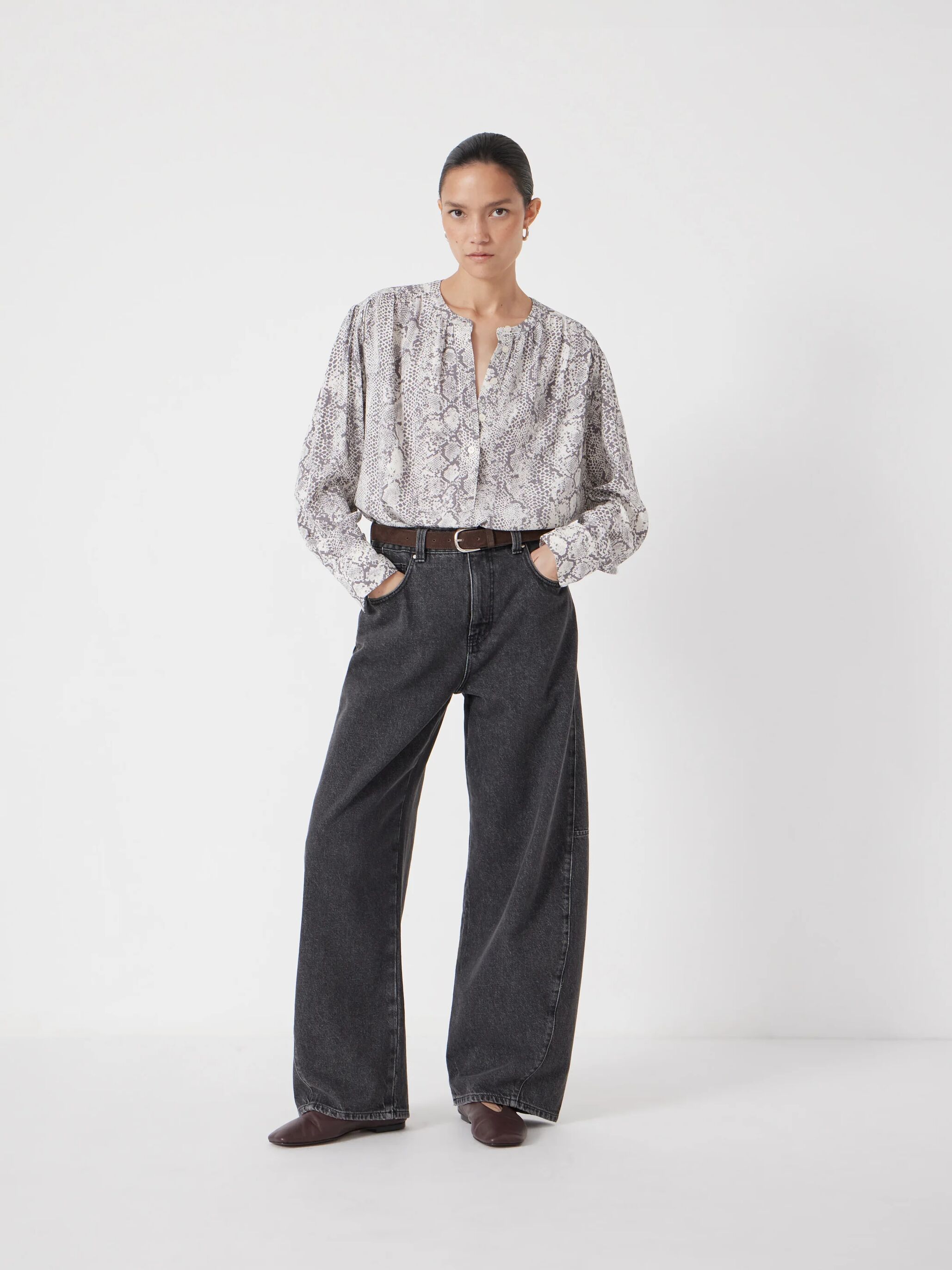 Fernanda Snake Printed Blouse