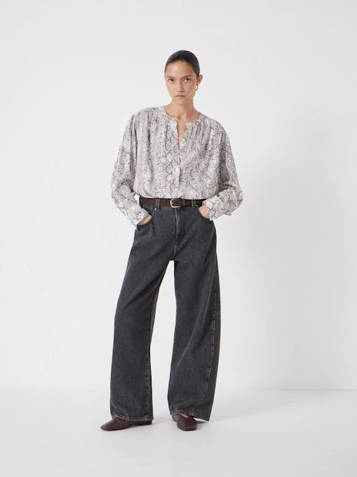 Fernanda Snake Printed Blouse