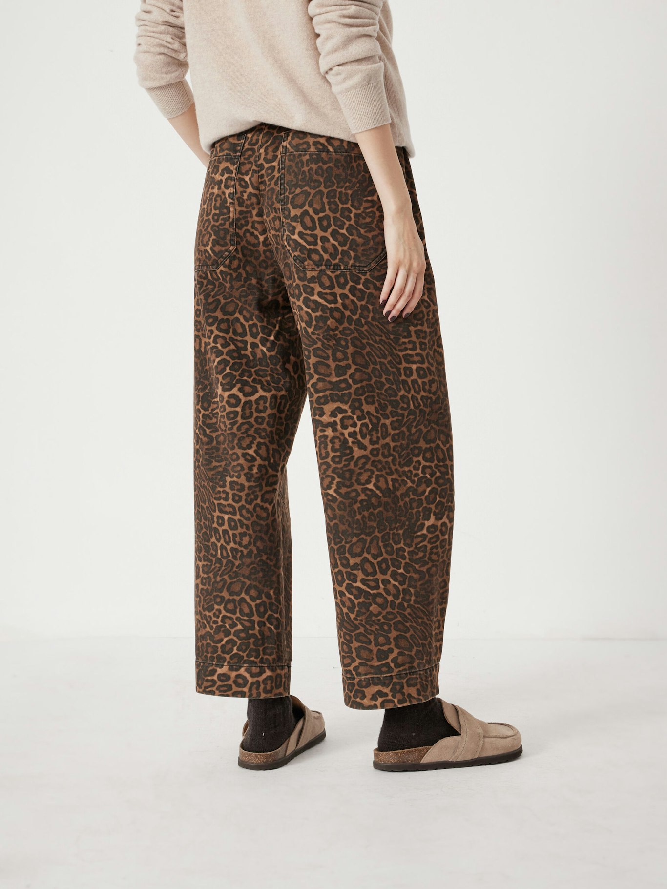 012702-4728-04 Jack Barrel Leg Pull On Cotton Trousers