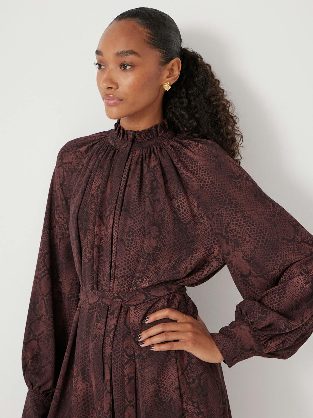 014262-4828-04 Printed Chiffon Mini Dress