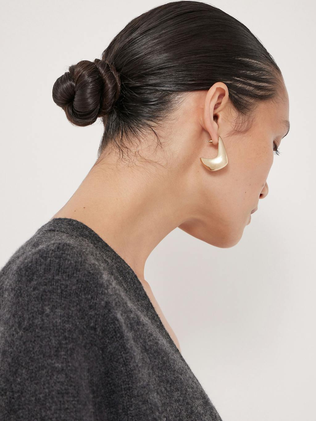 014627-3037-04 Sculptural Dome Earrings