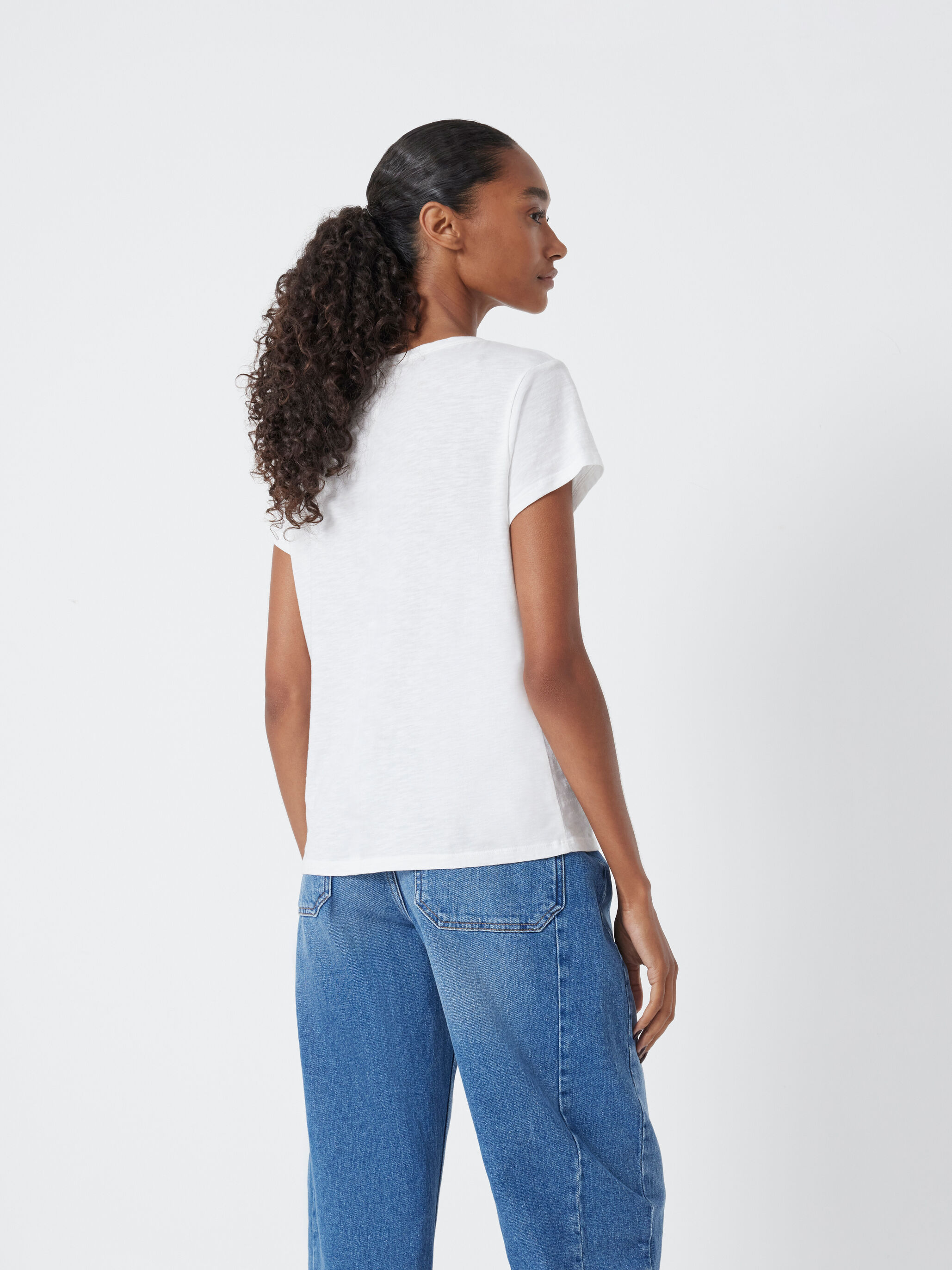 Slim Fit Slub Crew T-Shirt