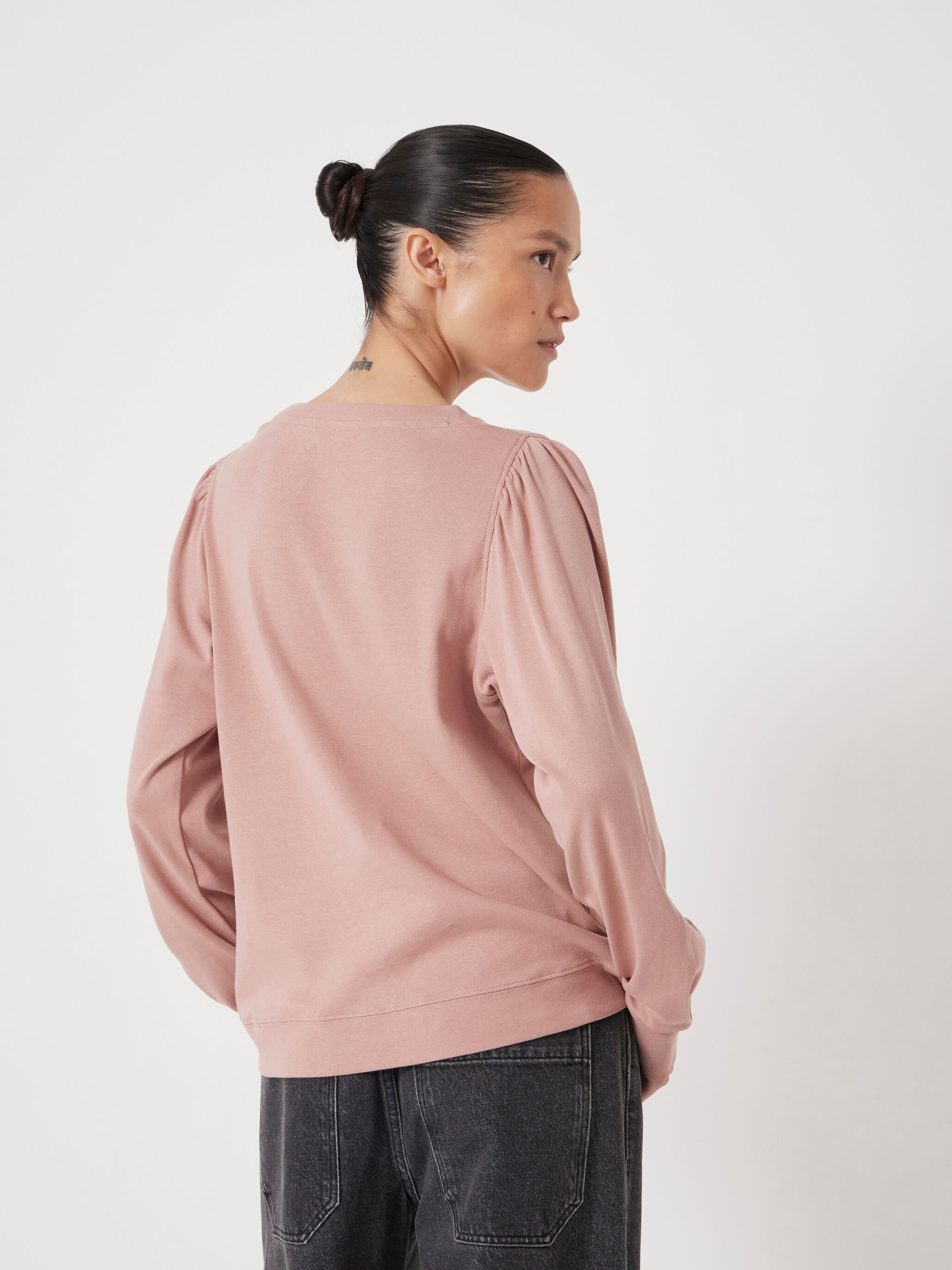 Emily Puff Sleeve Cotton Jersey Top