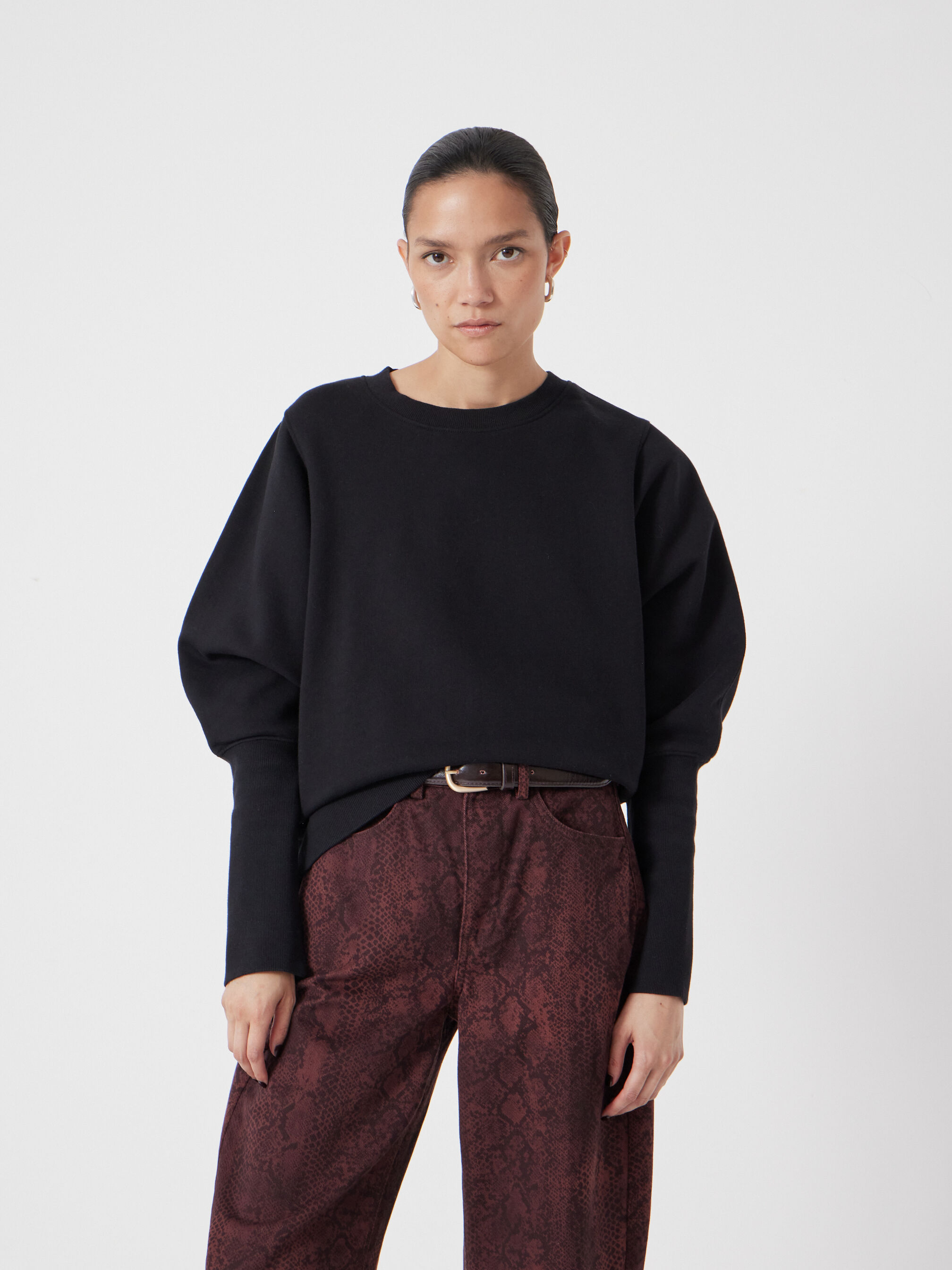 Puff Sleeve Sweatshirt