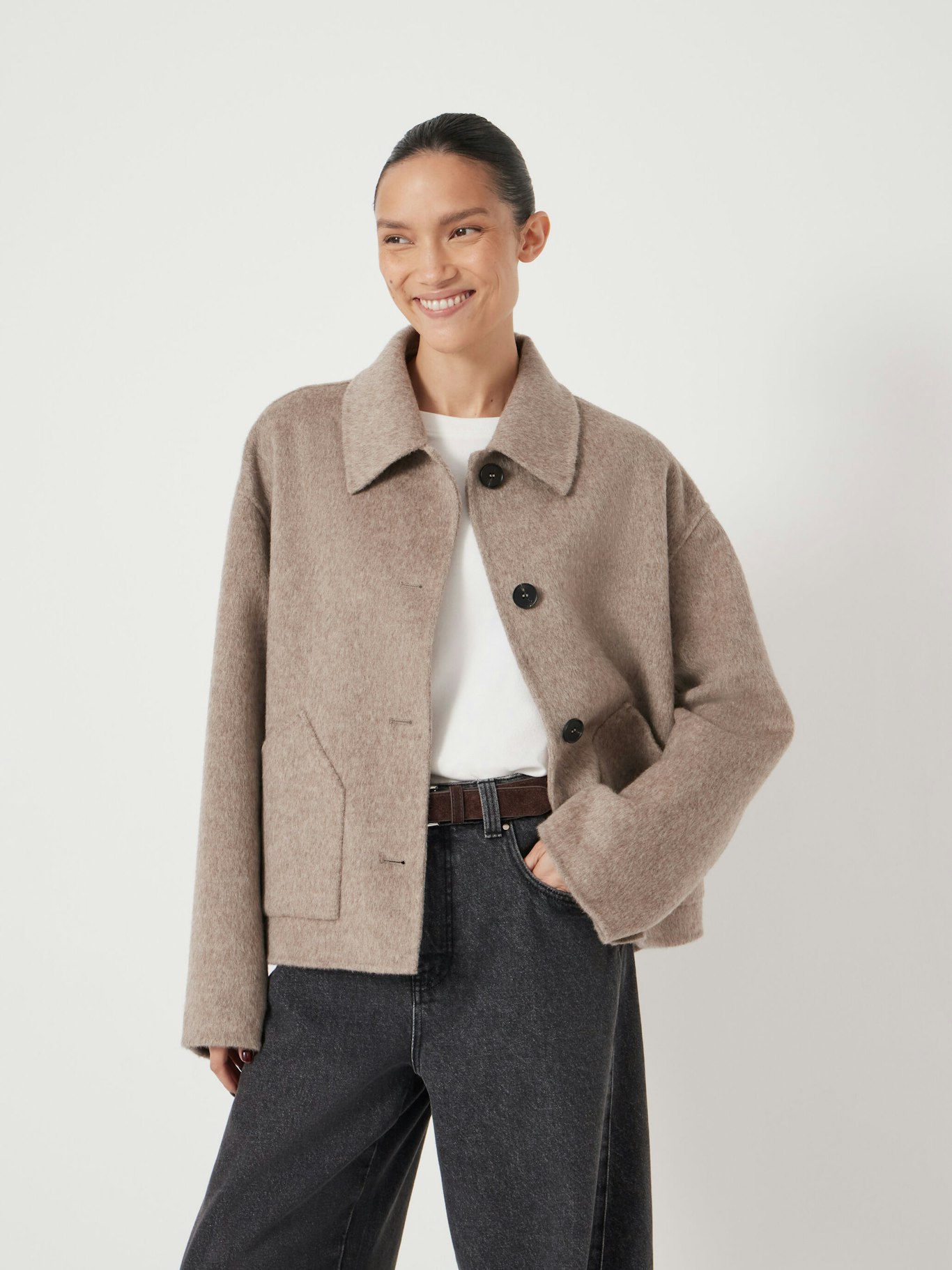 014305-4696-03 Pure Wool Double Faced Jacket