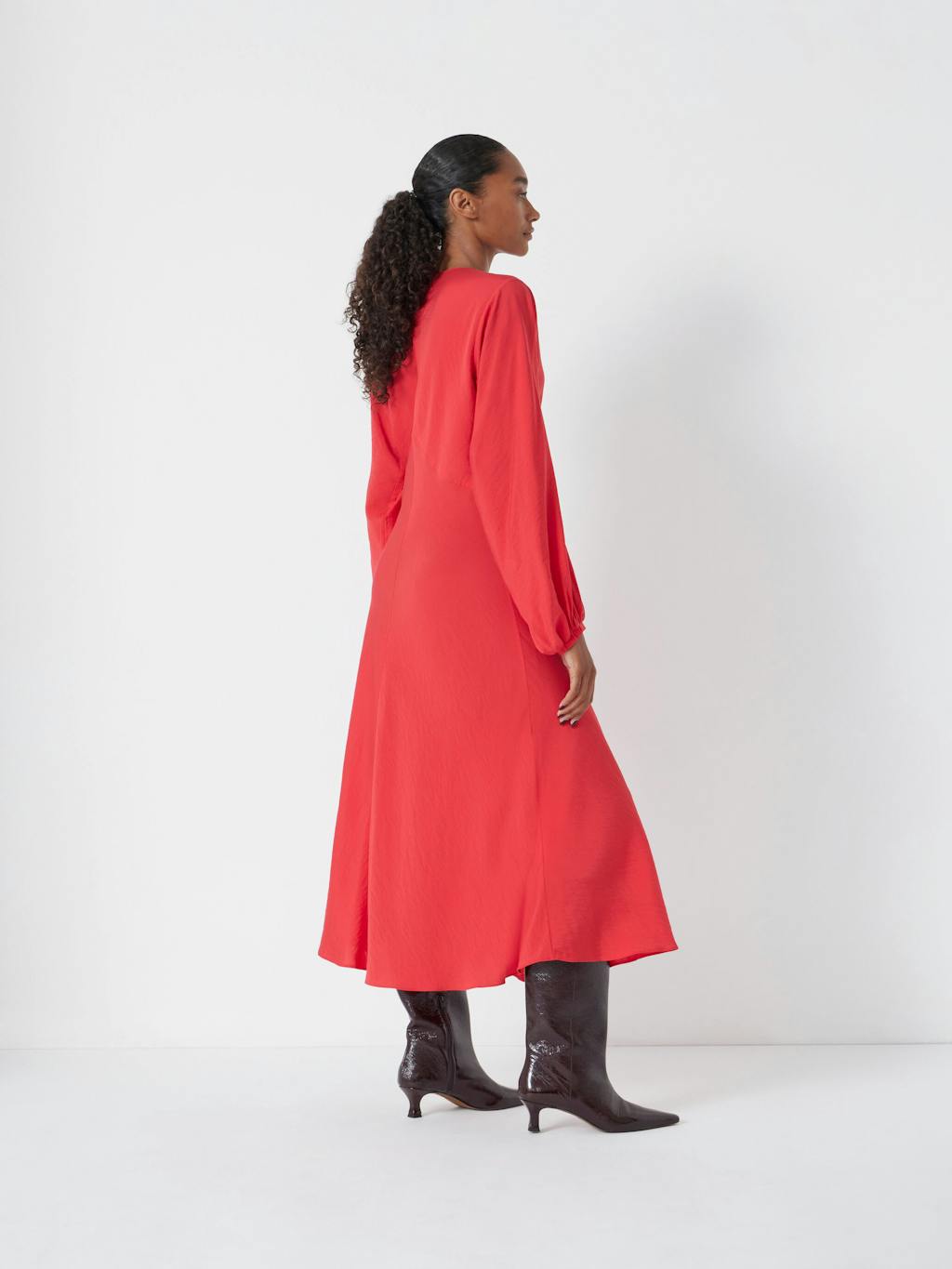 014470-1056-03 Grace V-Neck Long Sleeve Dress