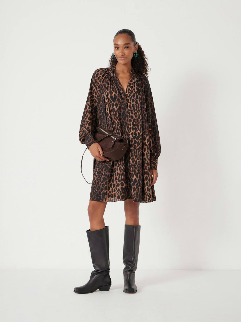 014262-4833-01 Printed Chiffon Mini Dress