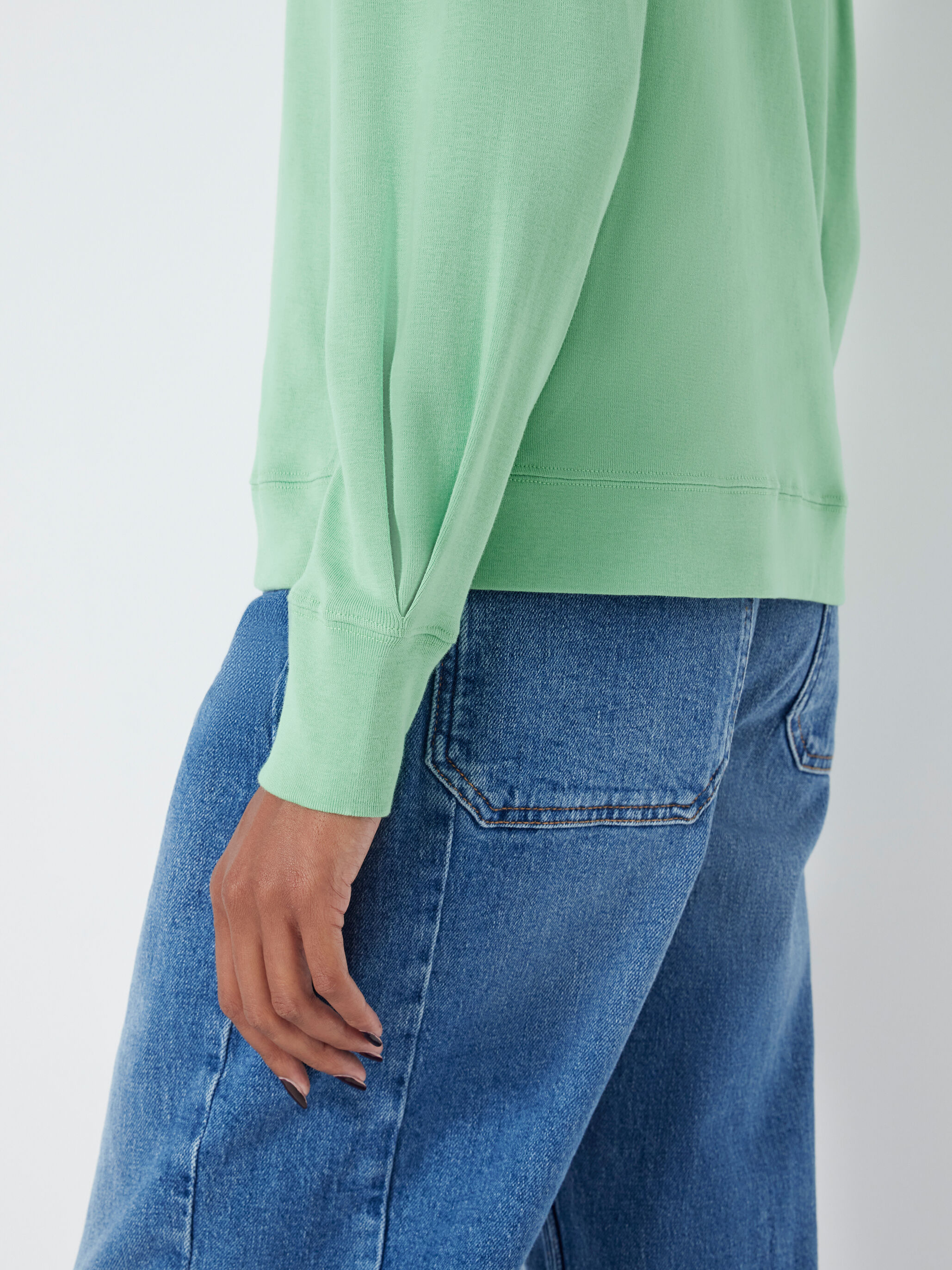 Emily Puff Sleeve Cotton Jersey Top