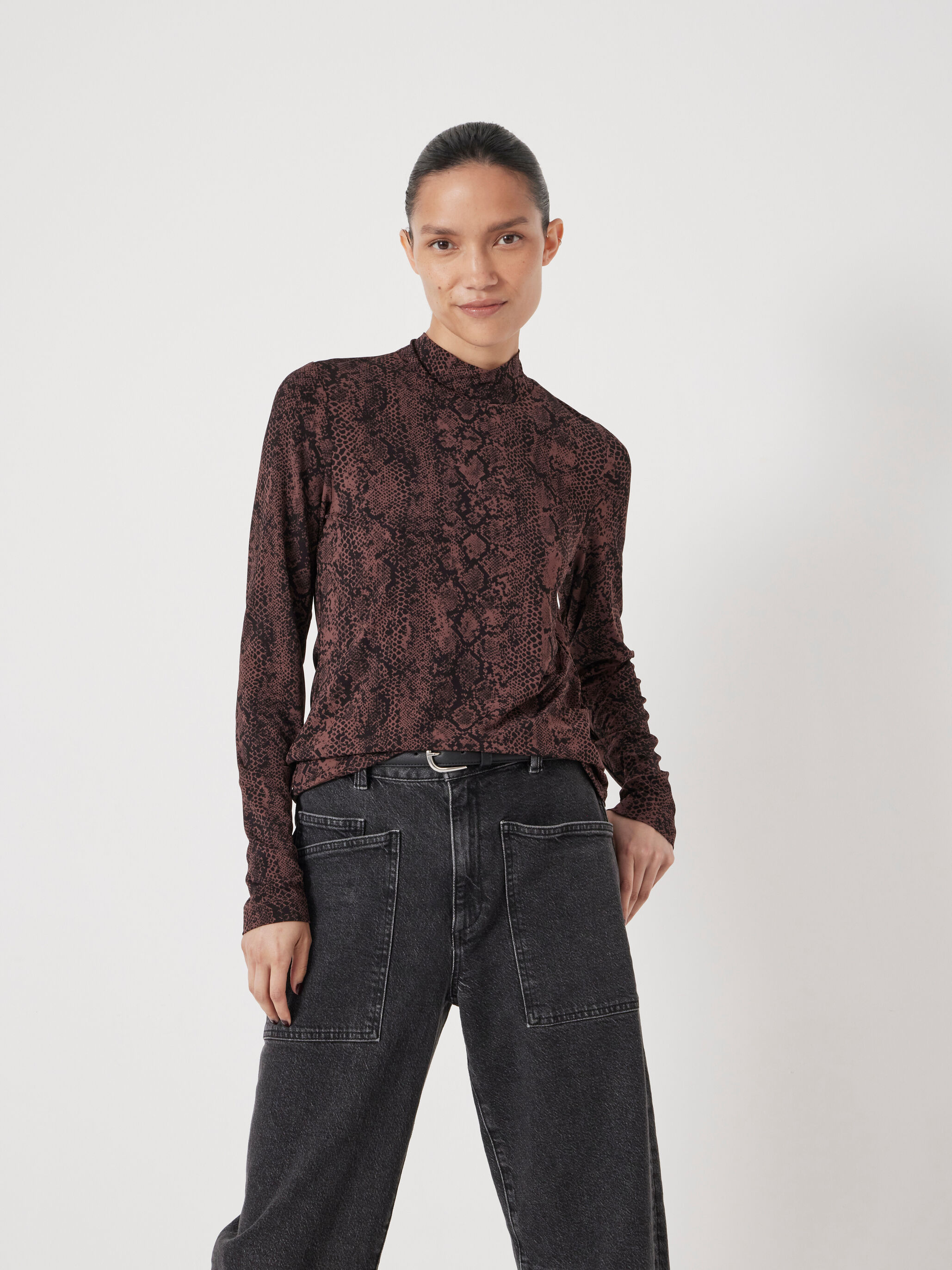 Printed Long Sleeve Top