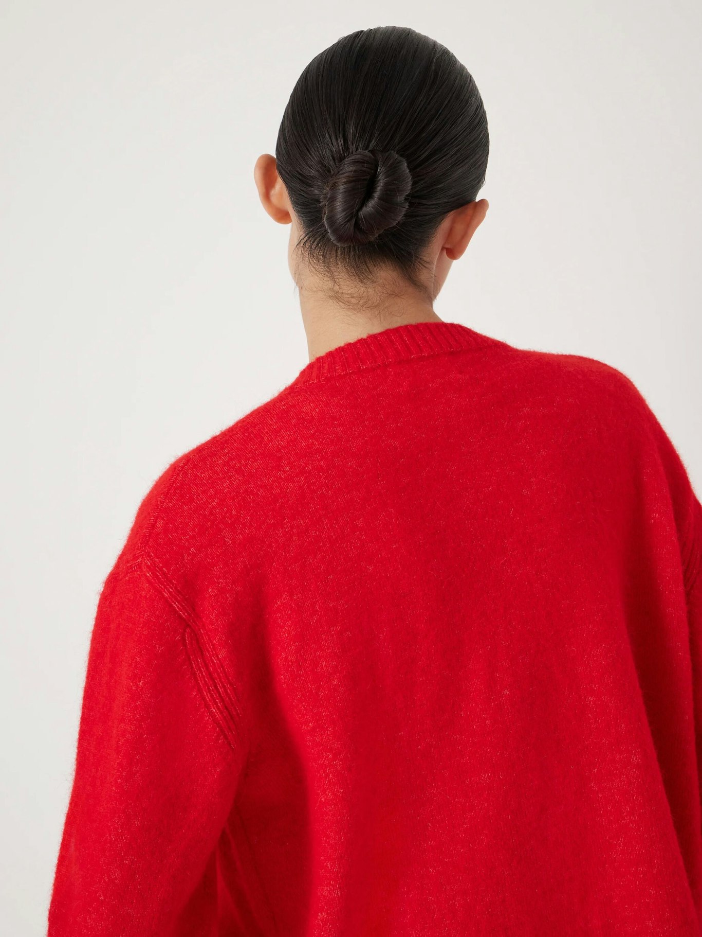 013752-1064-03 Juni Crew Neck Wool Blend Cardigan
