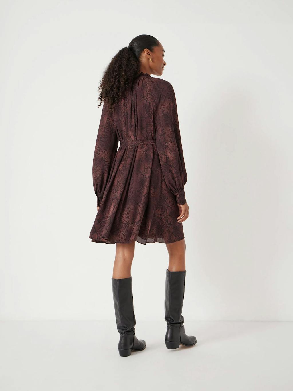 014262-4828-03 Printed Chiffon Mini Dress