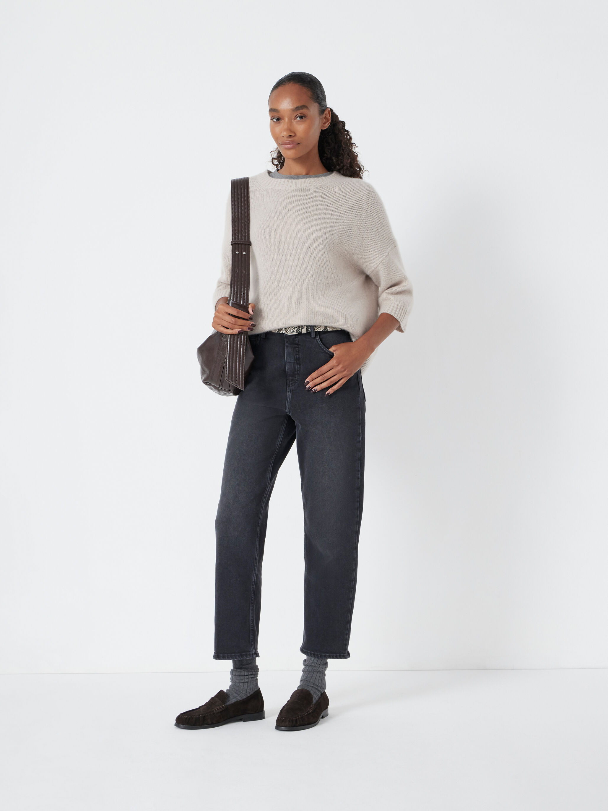 Nina Straight Crop Jeans