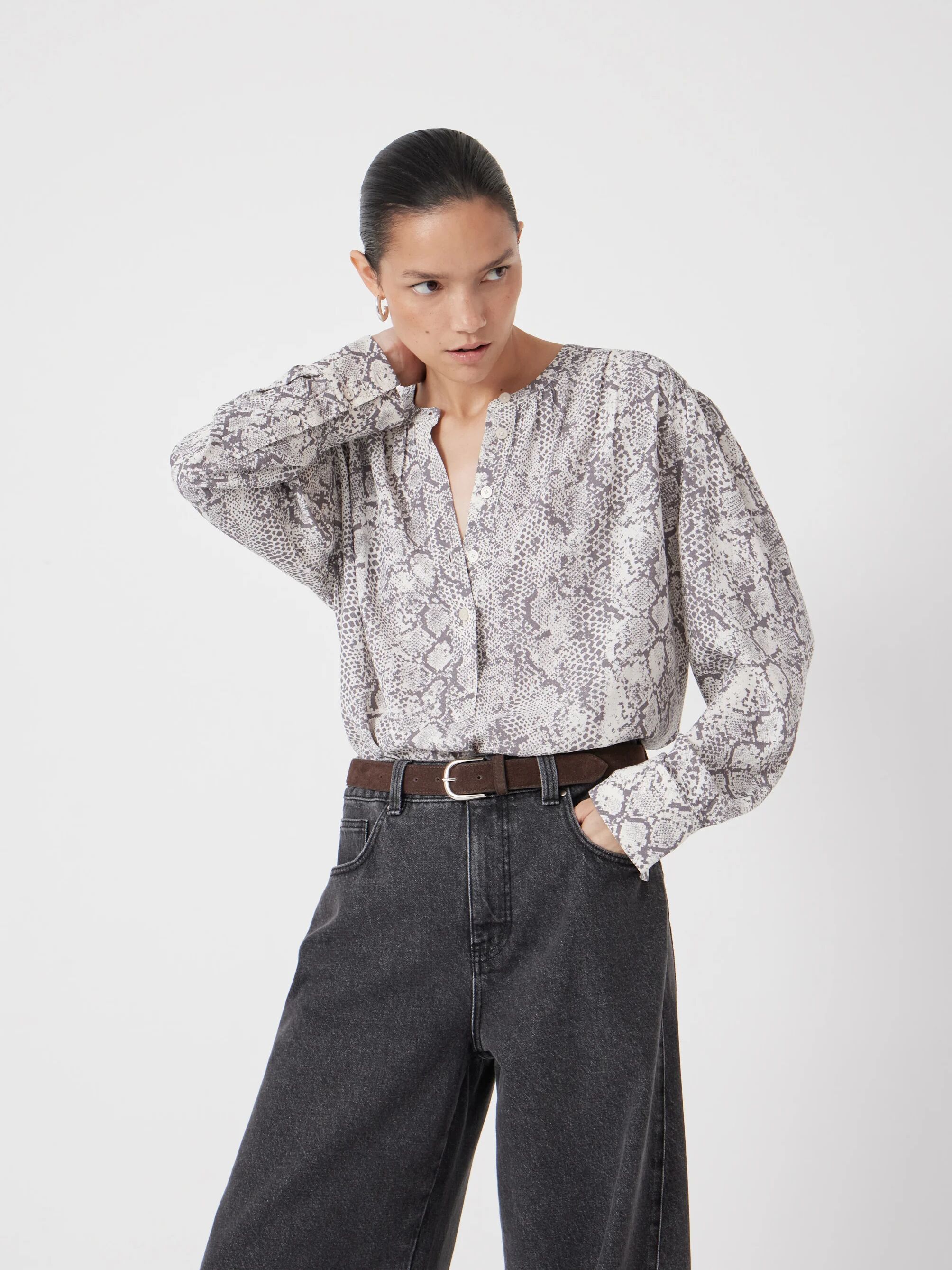 Fernanda Snake Printed Blouse