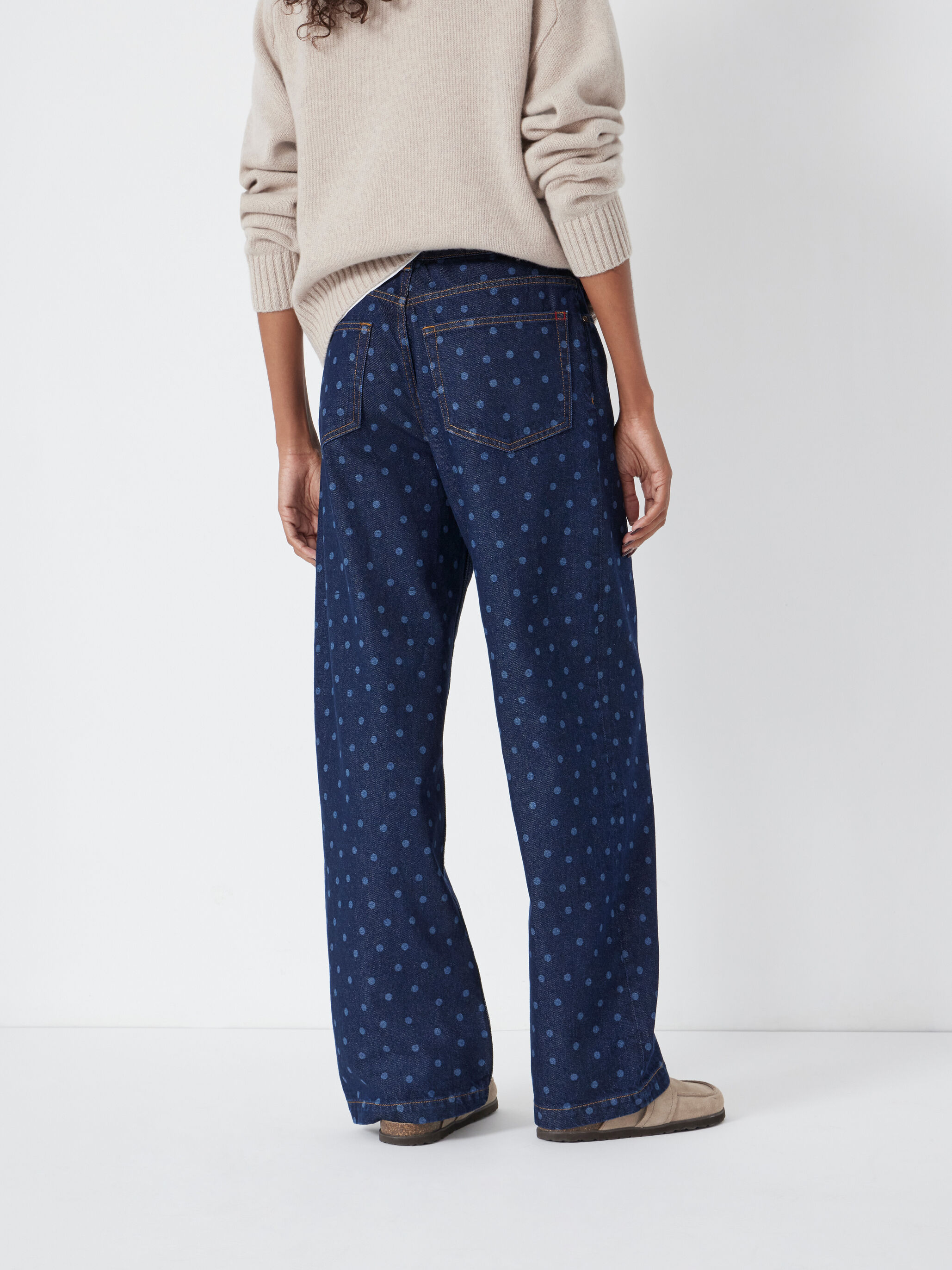 Romy Laser Spot Print Jeans
