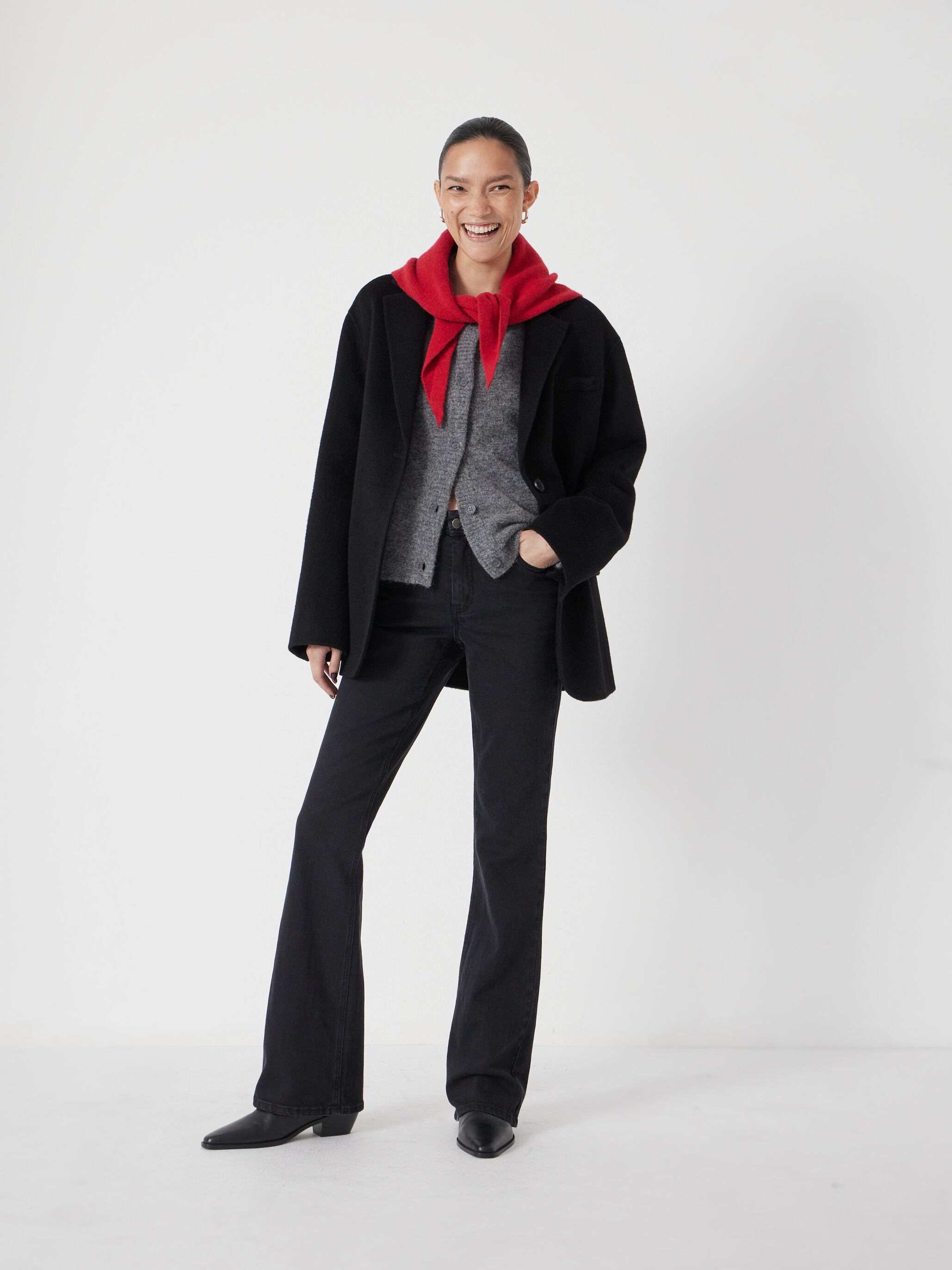 Eliana Mid Rise Bootcut Jeans