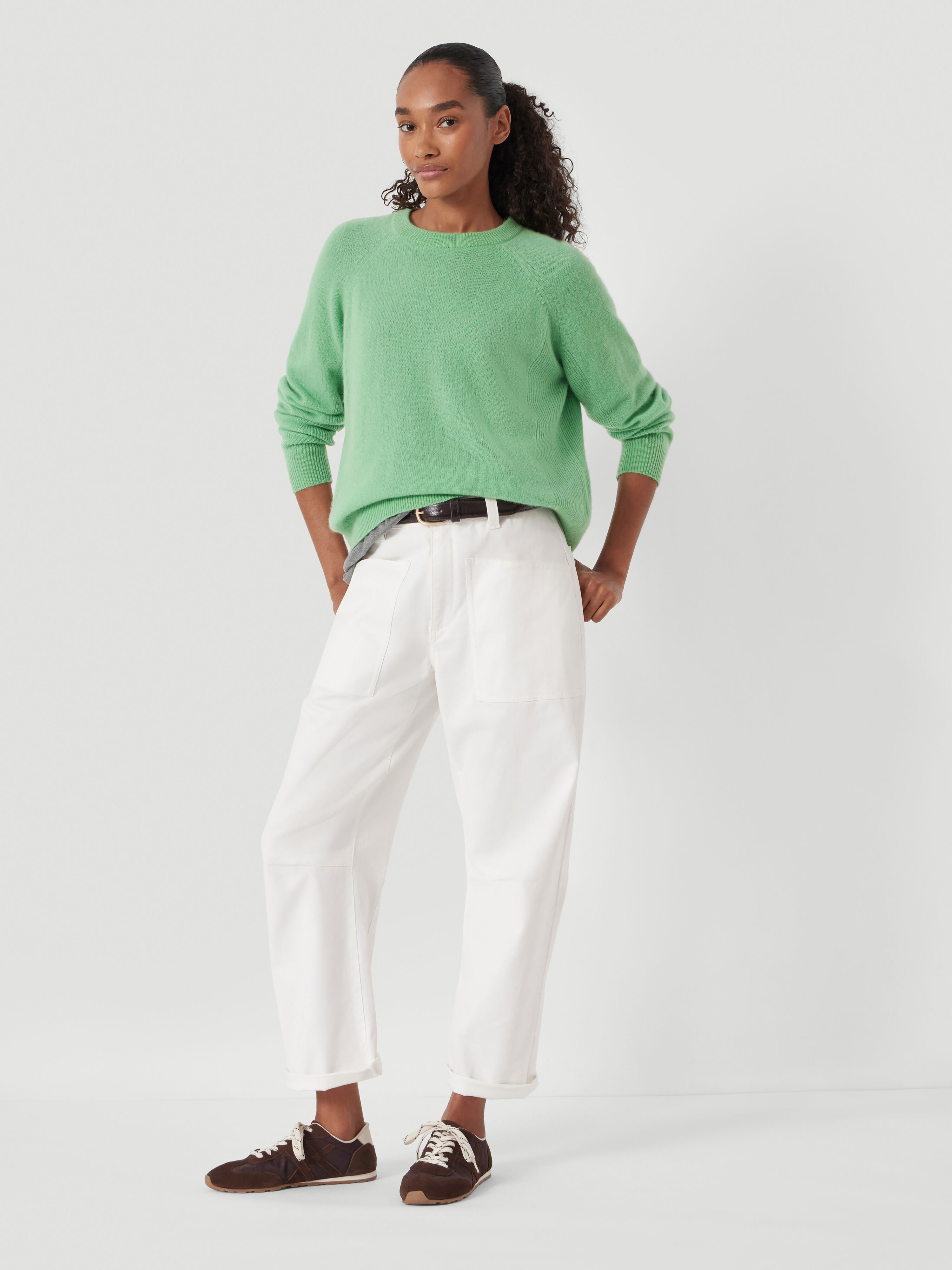 Jasmine Cashmere Rib Detail Jumper