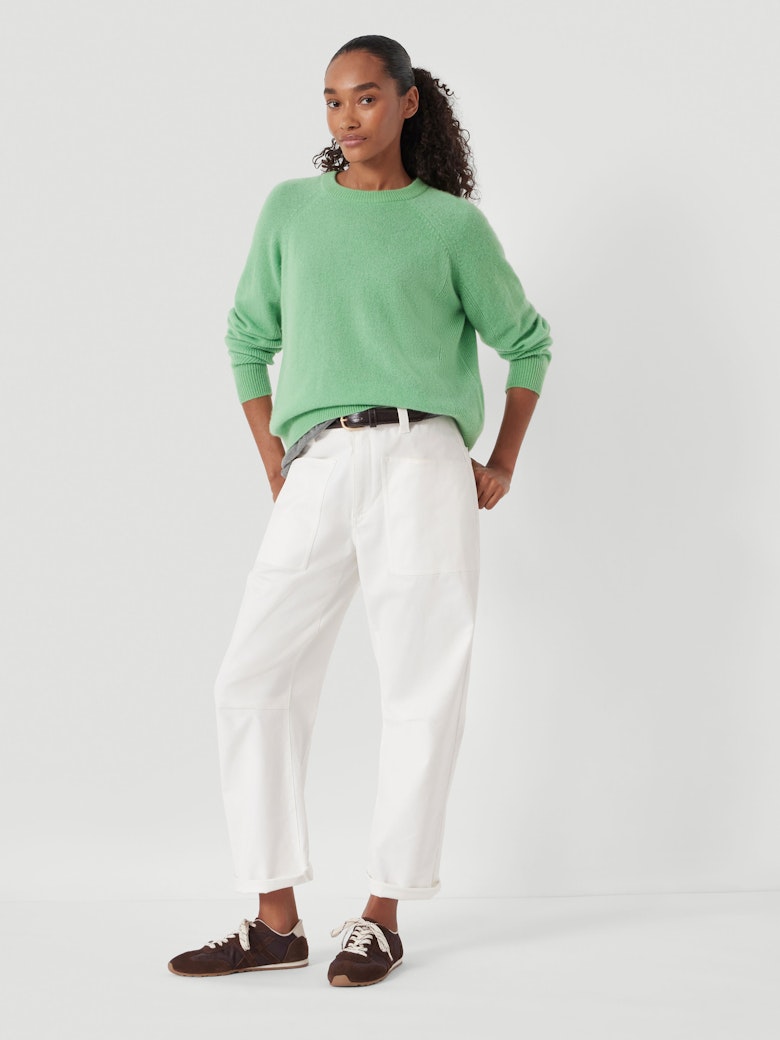 Jasmine Cashmere Rib Detail Jumper