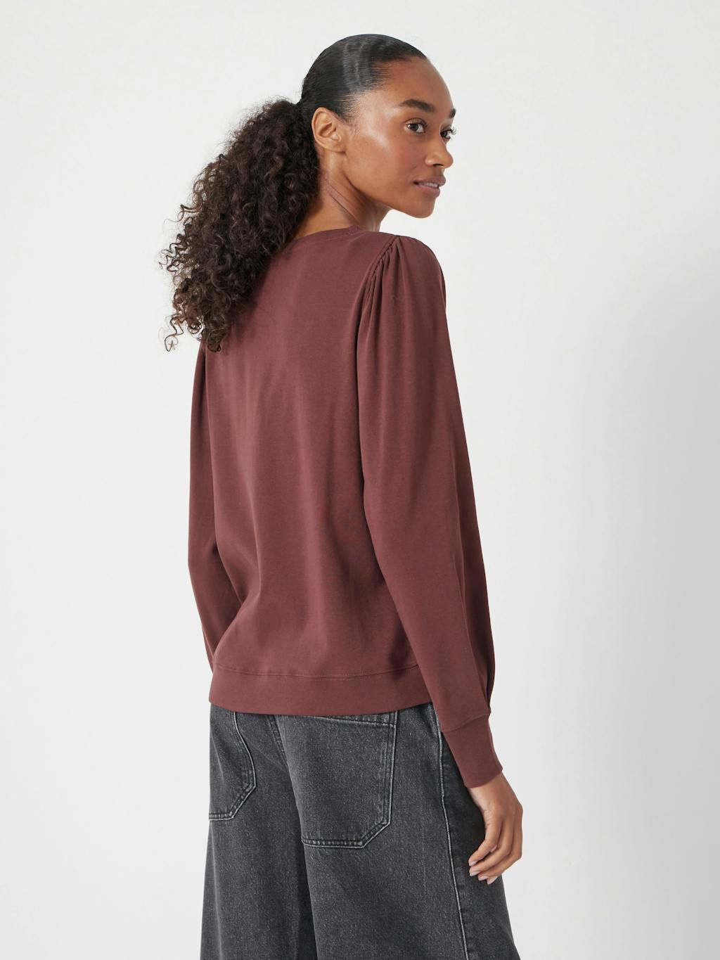 007404-0674-03 Emily Puff Sleeve Cotton Jersey Top