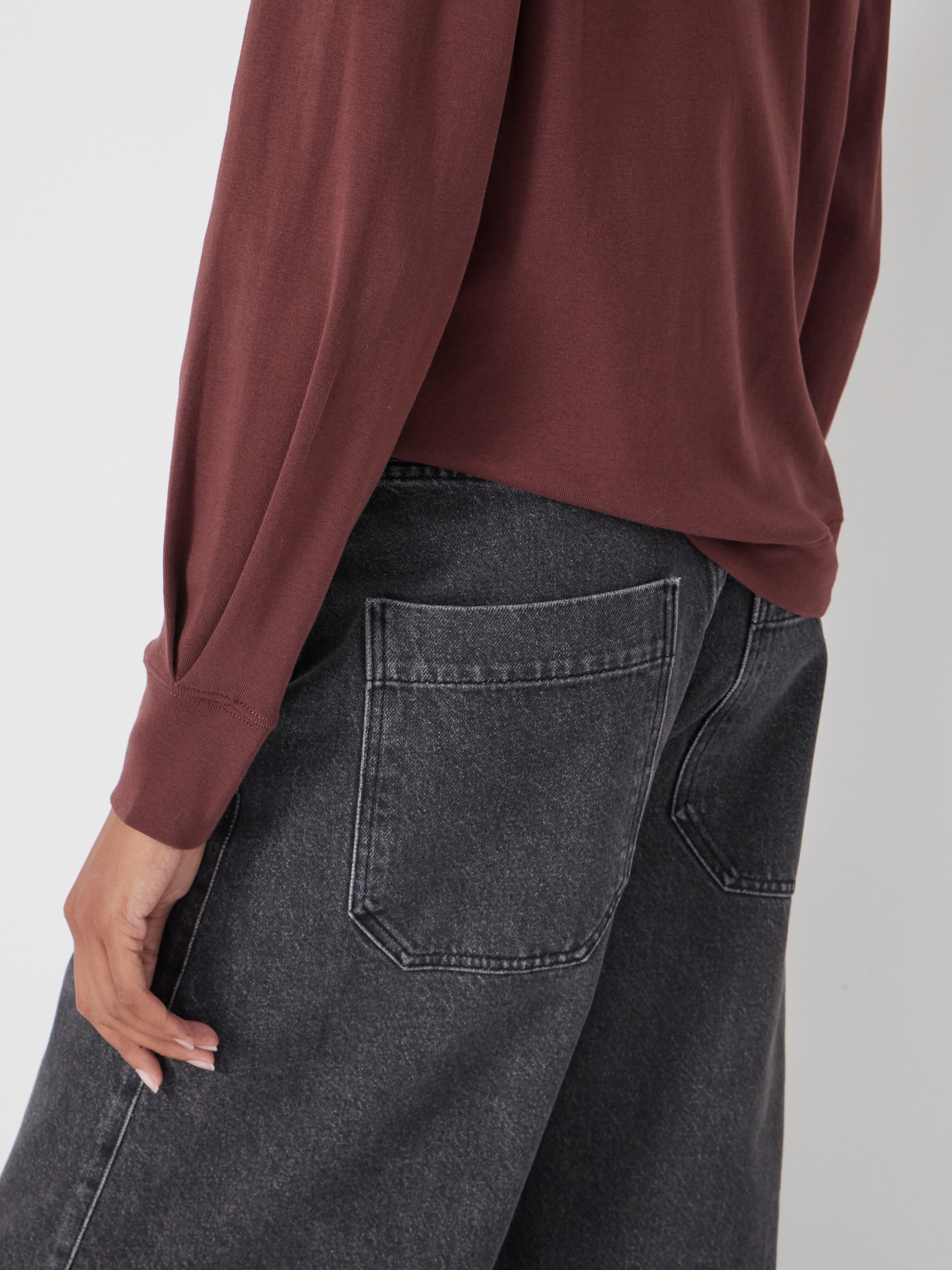 Emily Puff Sleeve Cotton Jersey Top