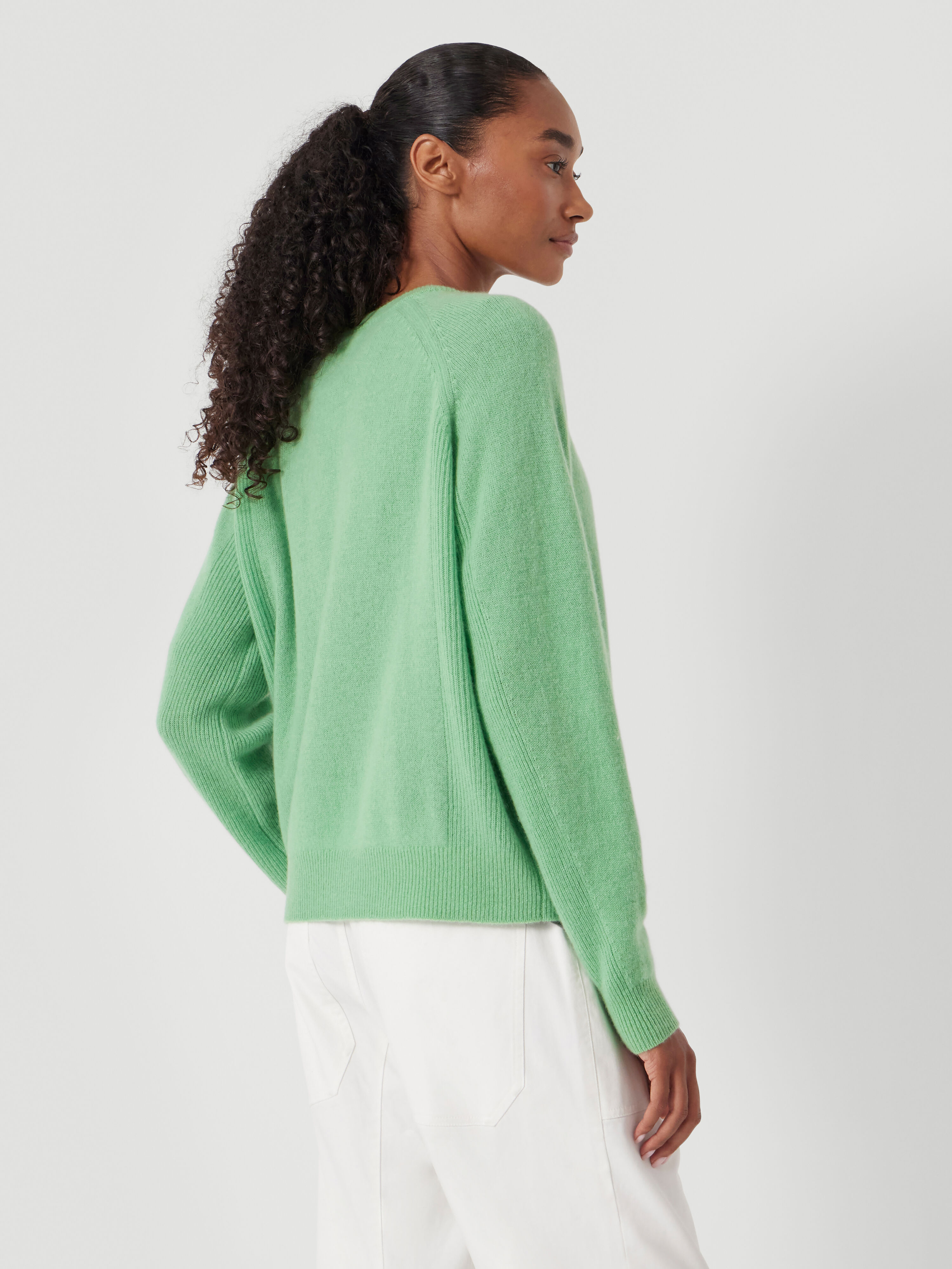 Jasmine Cashmere Rib Detail Jumper