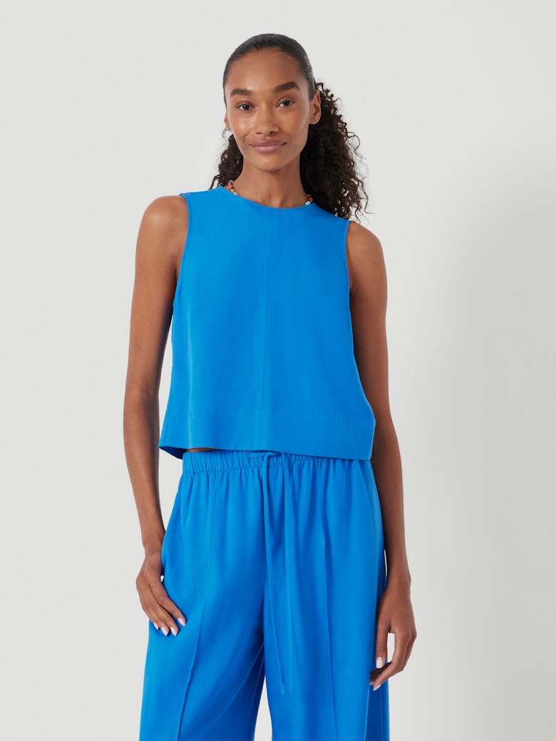 Vera Linen Blend Shell Top
