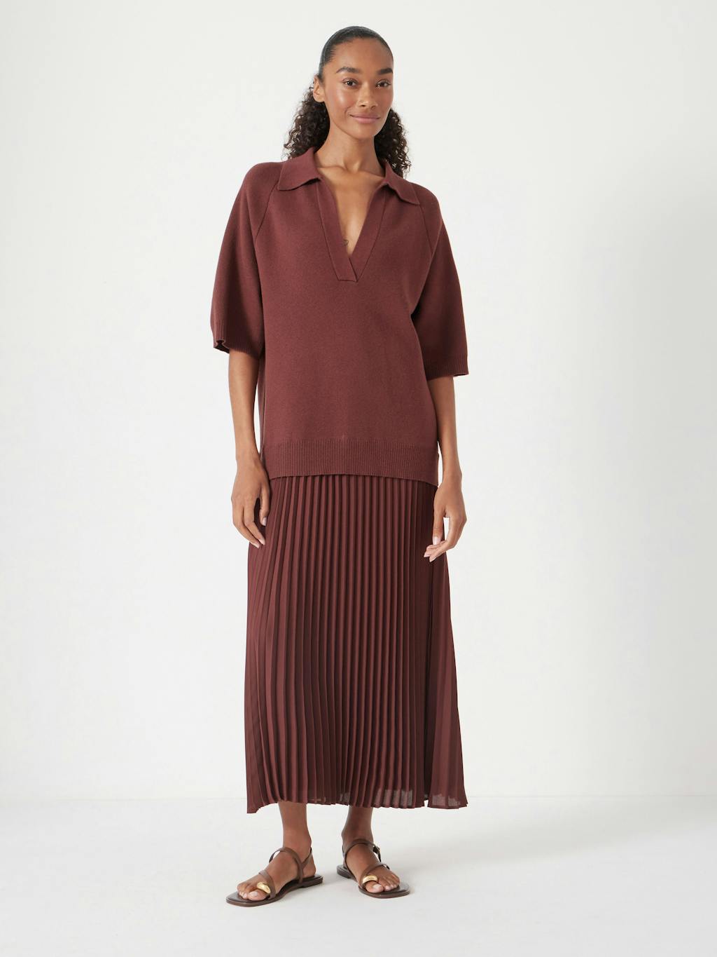 014181-0674-01 Gabriela Polo Knit Dress