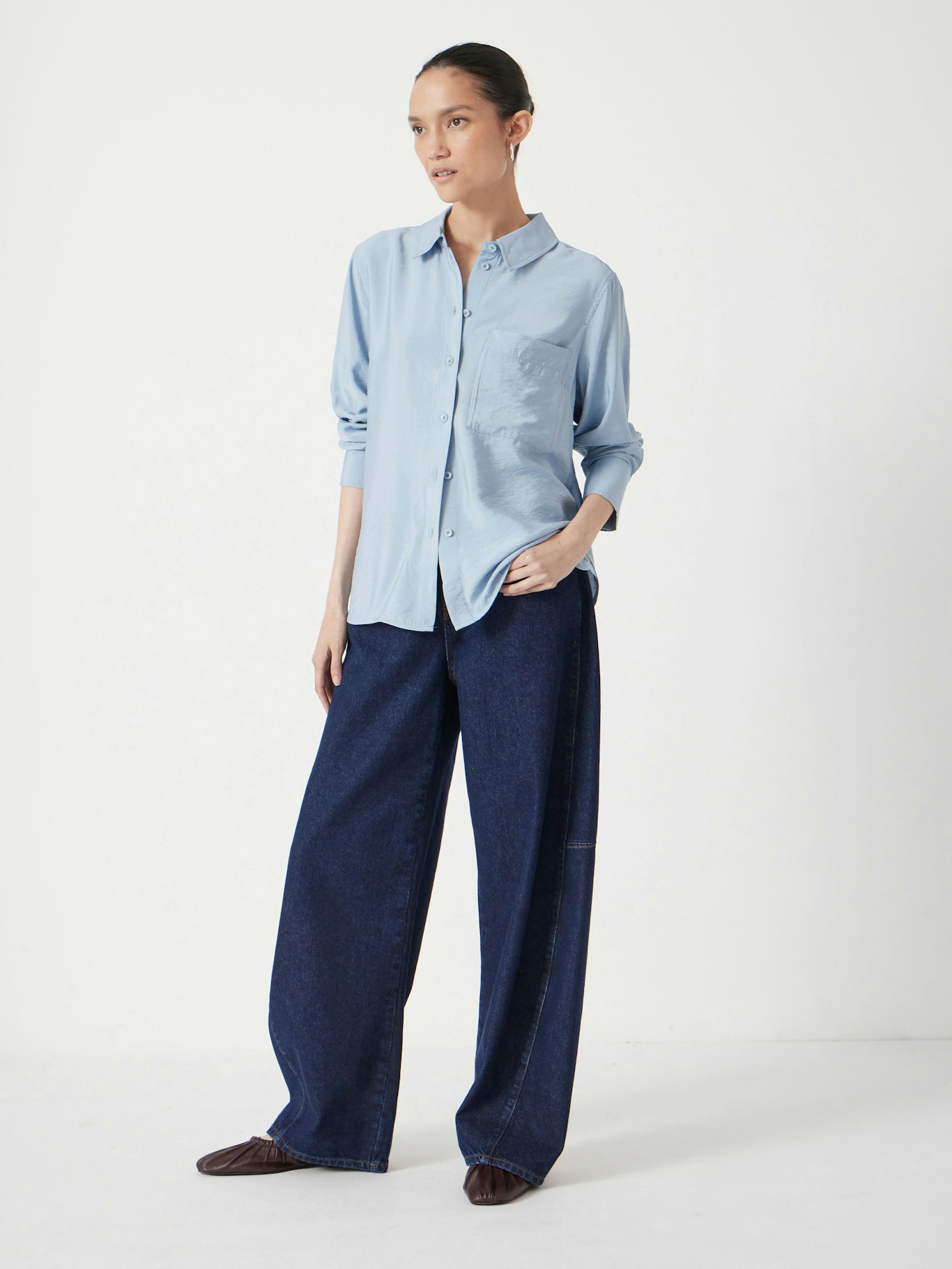 012704-3347-03 Air Flow Long Sleeve Relaxed Shirt