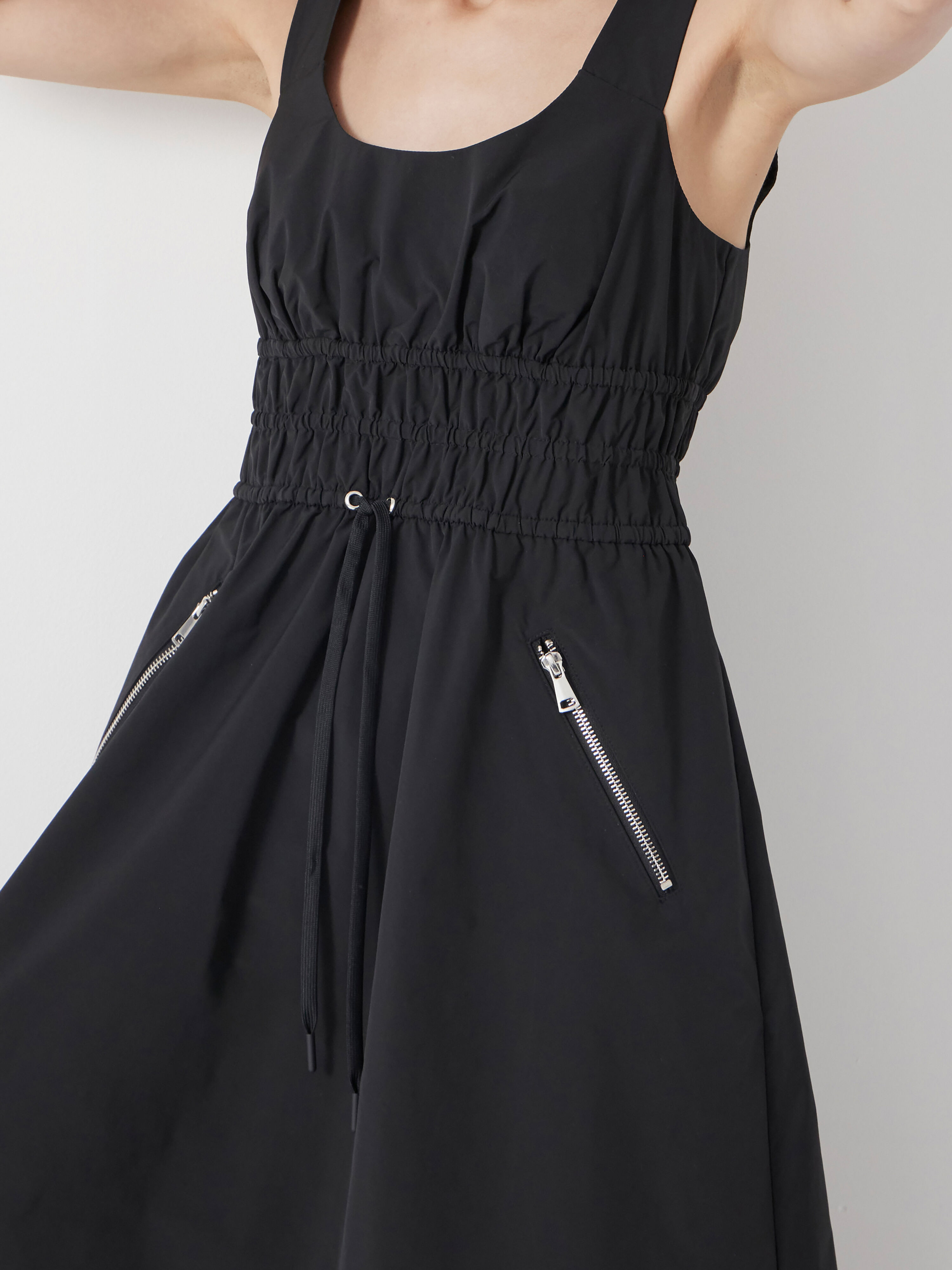 Gathered Waist Midi Dress