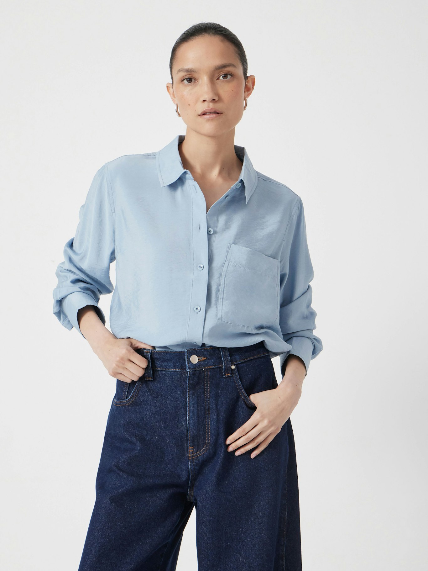 012704-3347-01 Air Flow Long Sleeve Relaxed Shirt