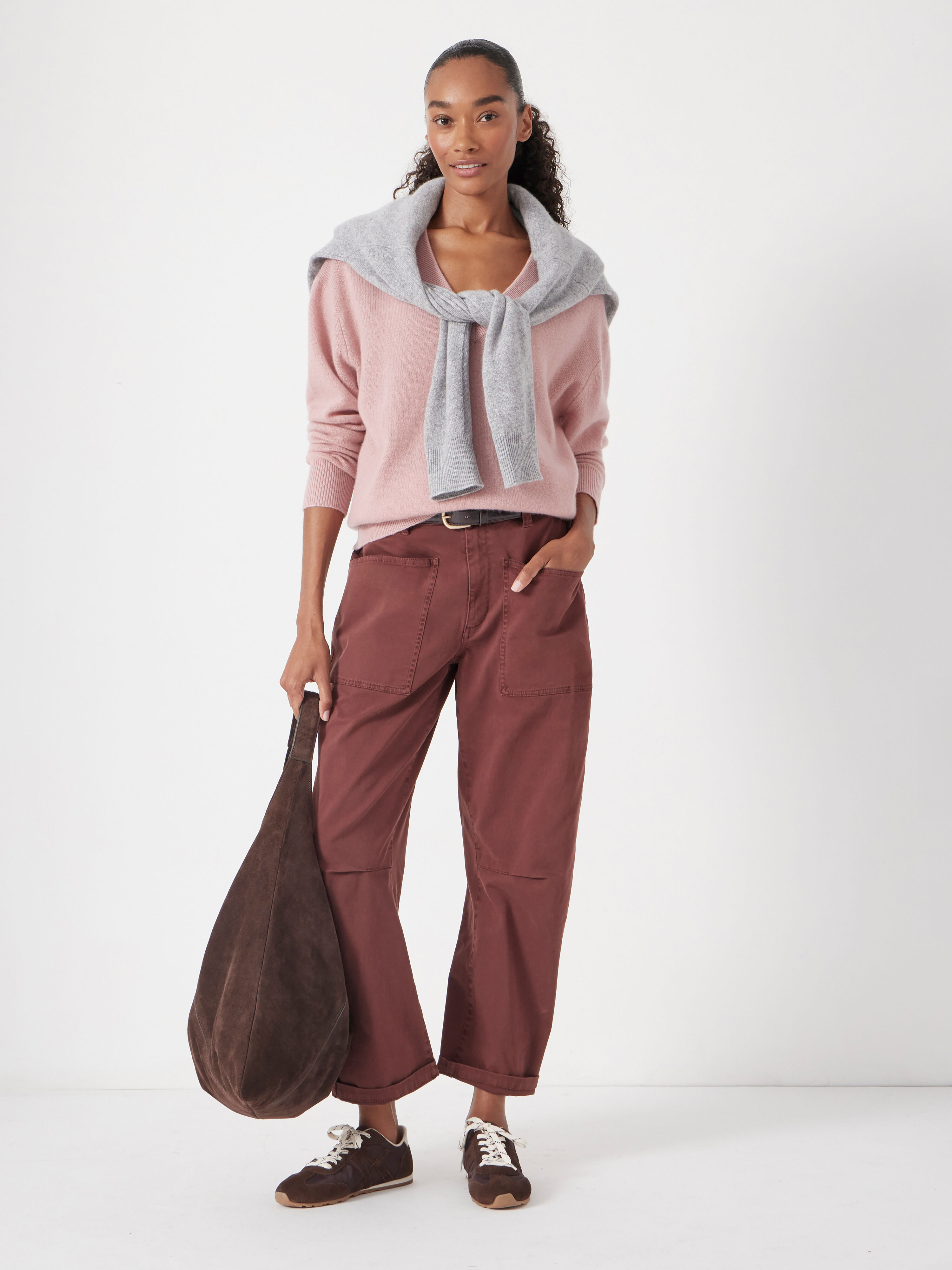 Scarlett Cashmere V Neck Jumper