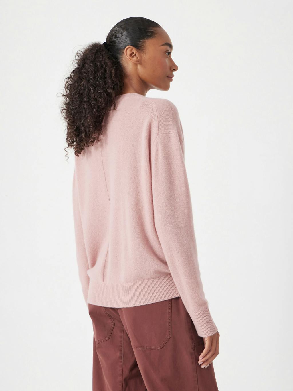 013666-1314-04 Scarlett Cashmere V Neck Jumper