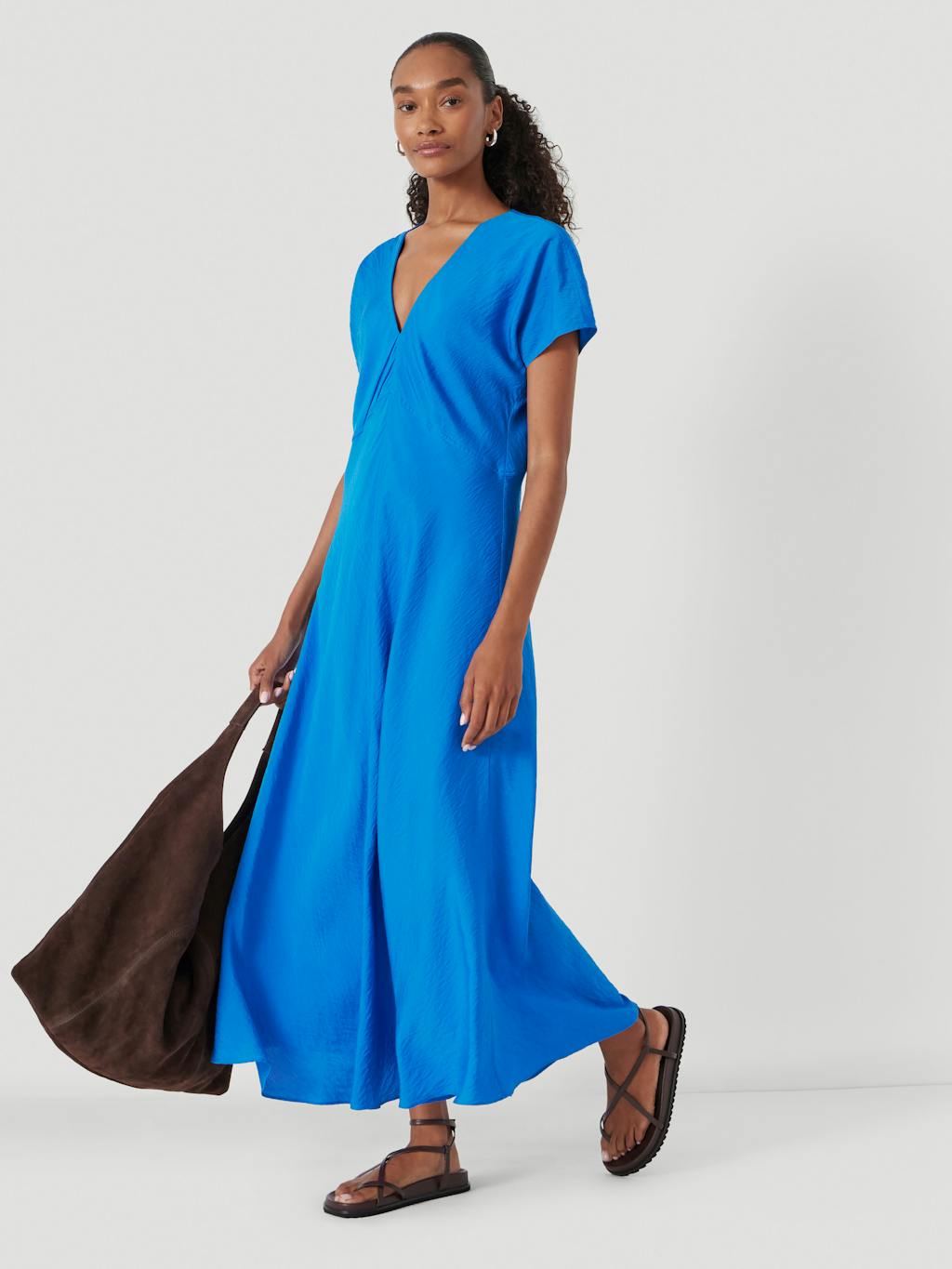 011762-1619-01 Grace Air Flow V-Neck Maxi Dress