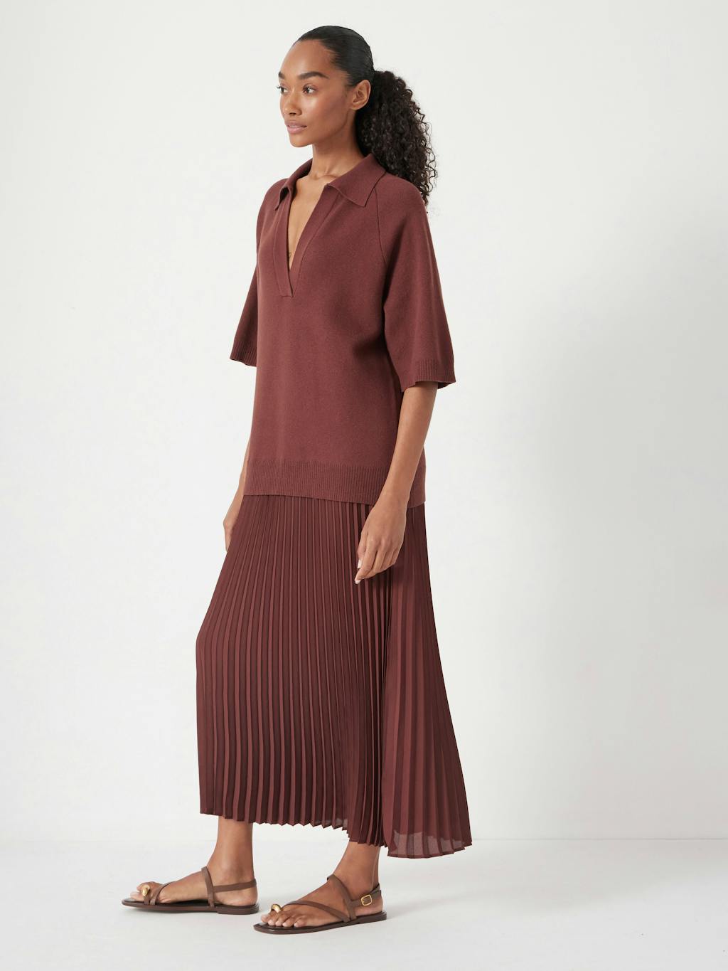 014181-0674-02 Gabriela Polo Knit Dress