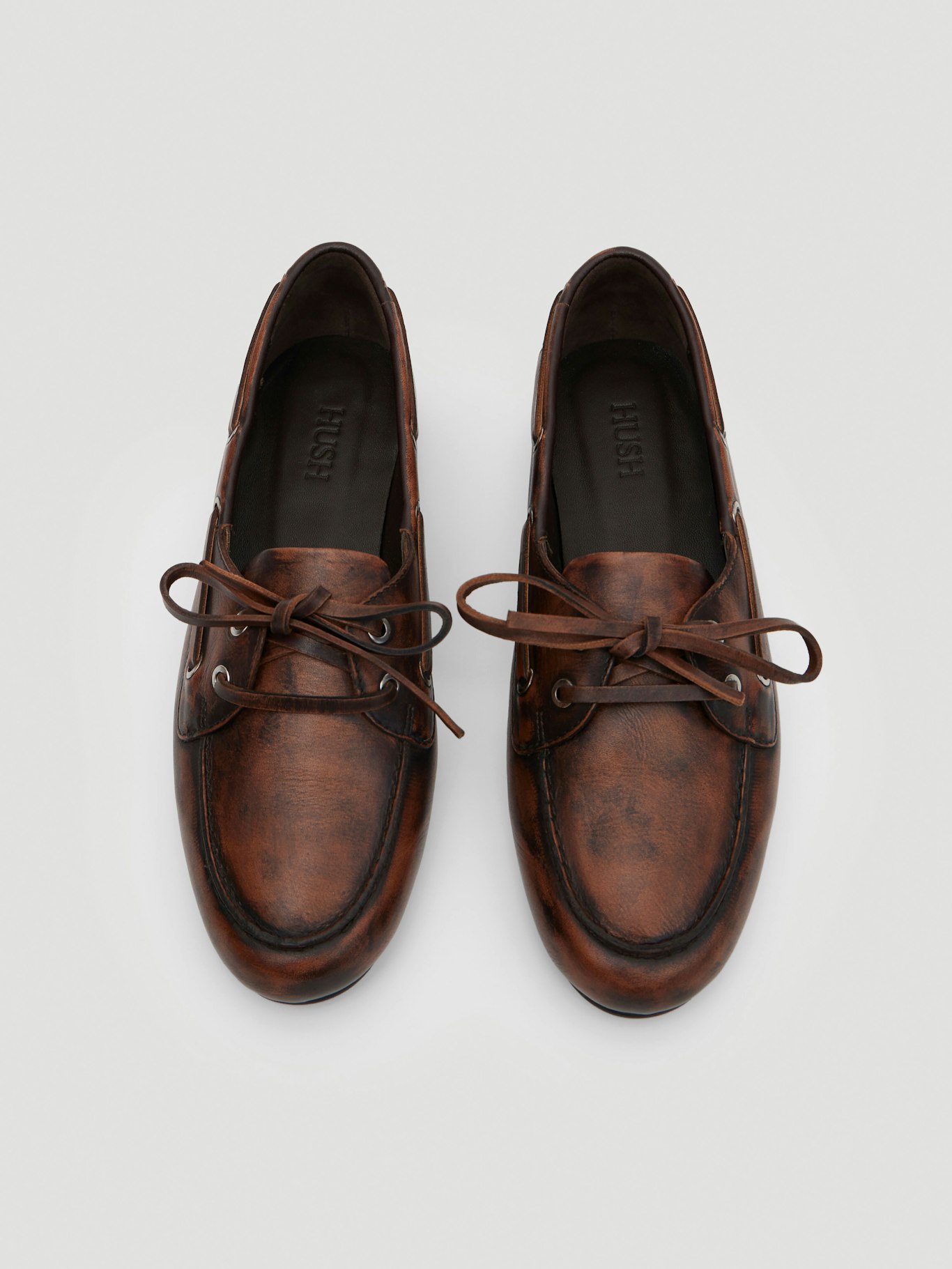 013599-0533-02 Leather Tie Loafers