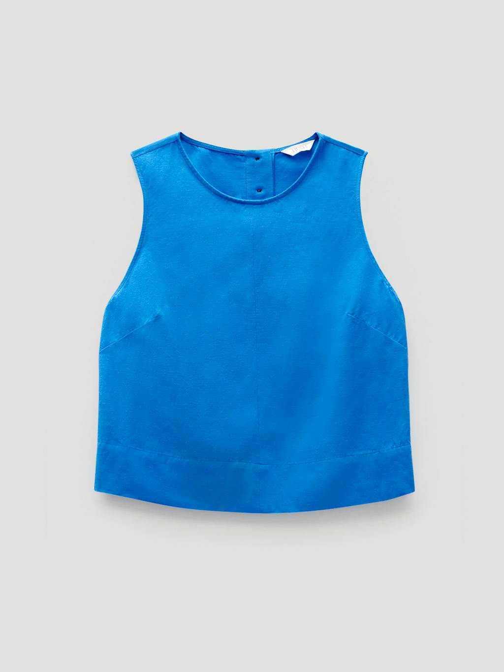 014051-1619-07 Vera Linen Blend Shell Top