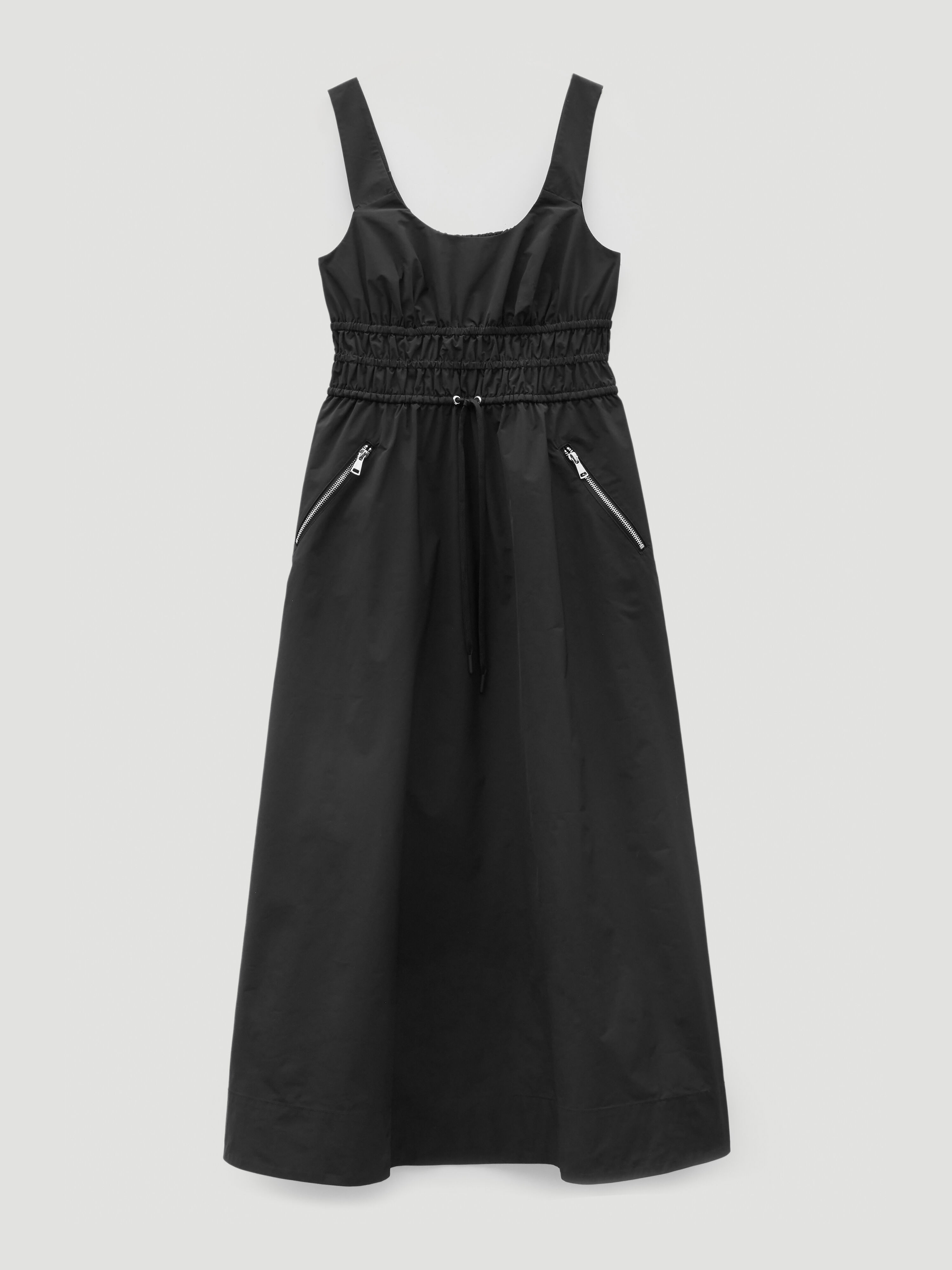 Gathered Waist Midi Dress