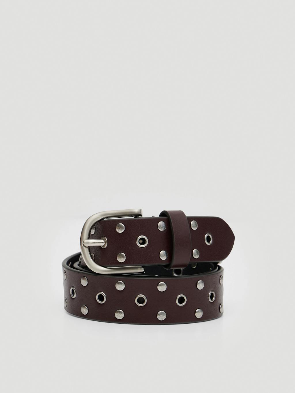 013724-1324-01 Eyelet Leather Belt