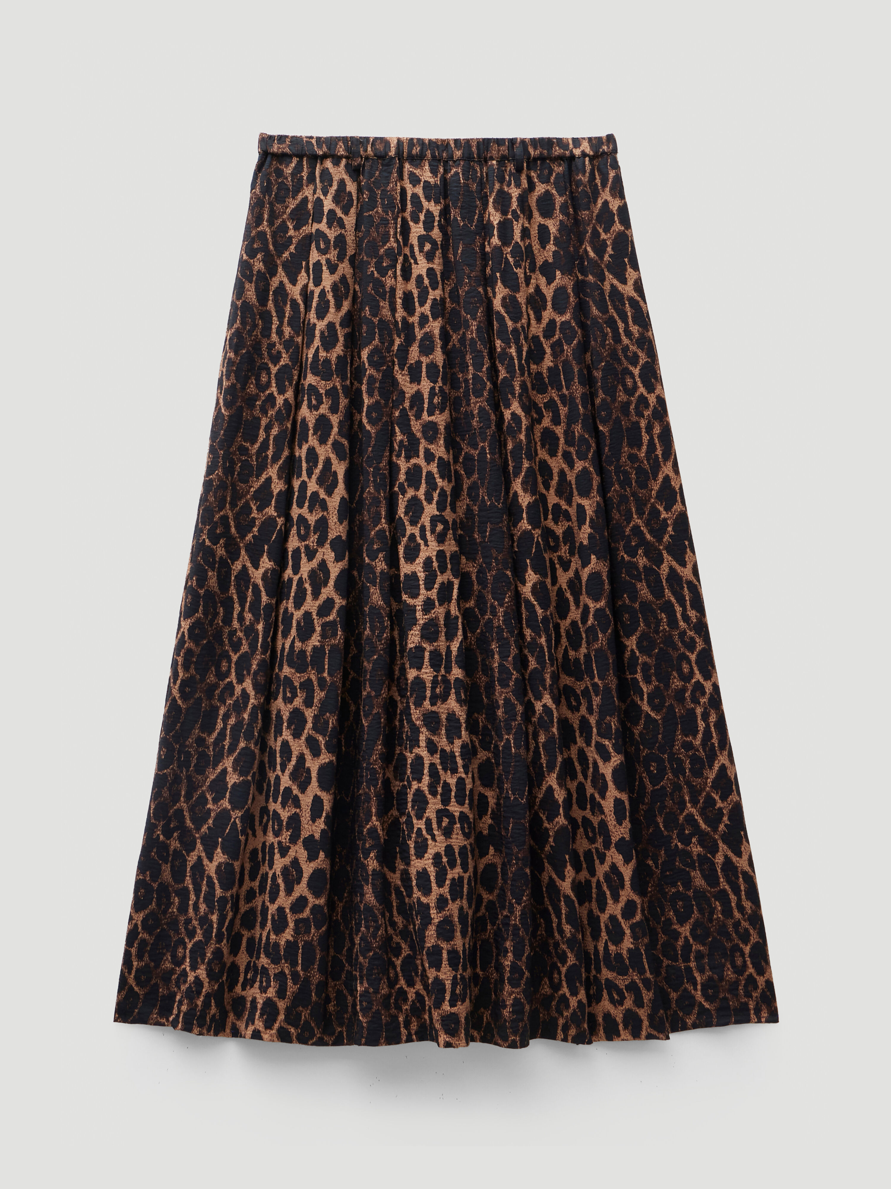 Ivy Pleated Air Flow Midi Skirt