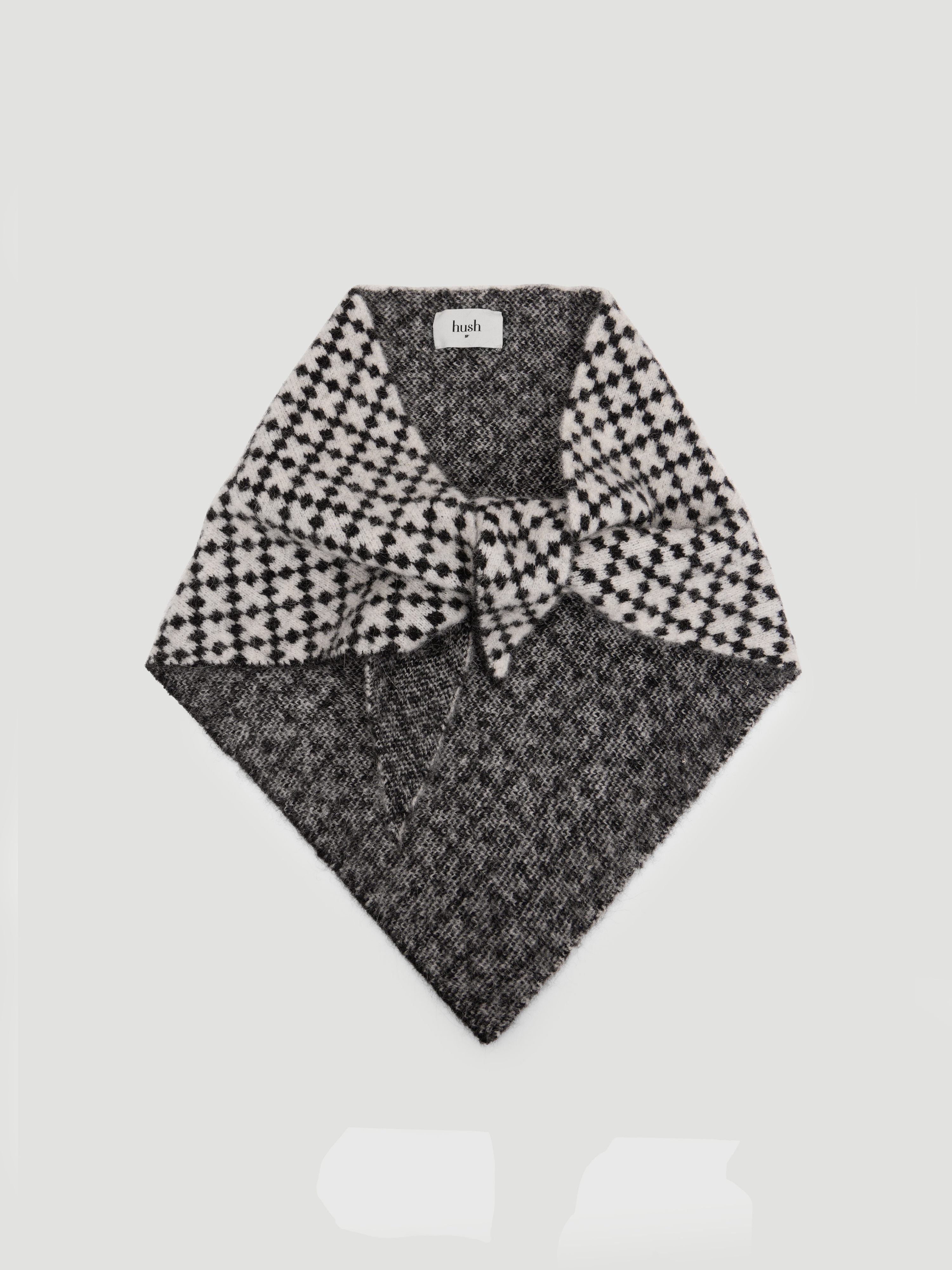 Jacquard Triangle Scarf