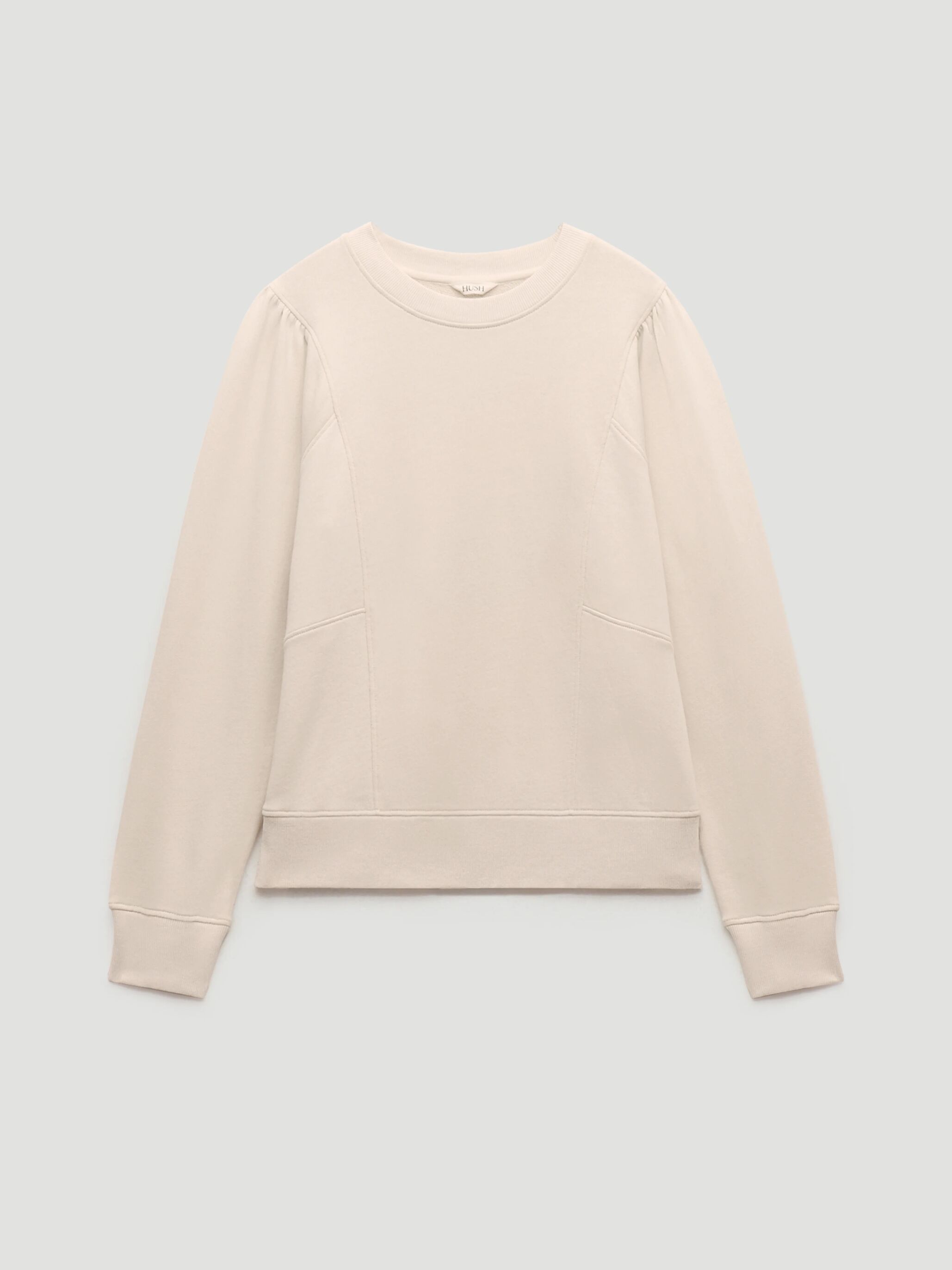 Marlowe Puff Sleeve Cotton Sweatshirt
