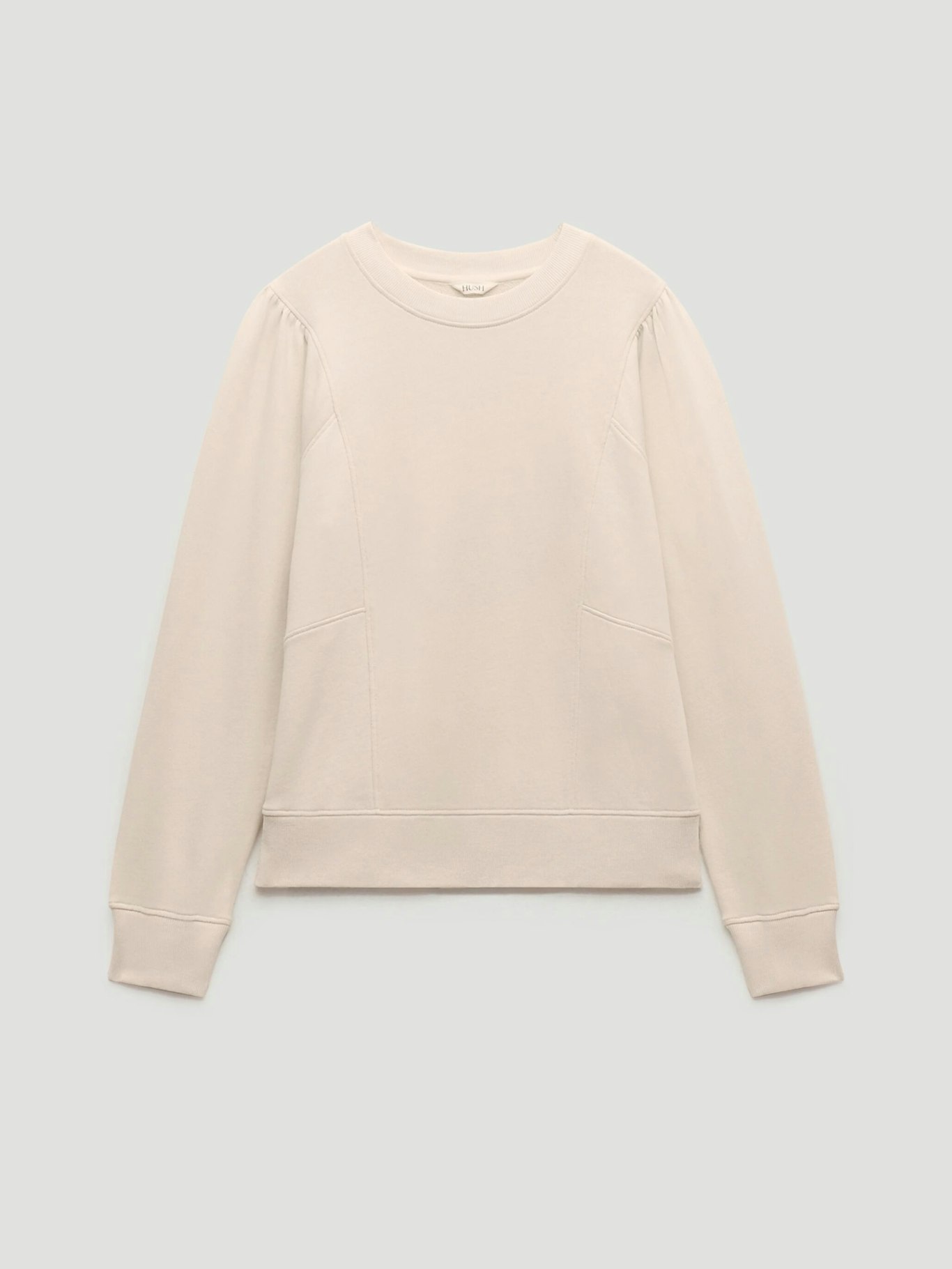 014551-0340-07 Marlowe Puff Sleeve Cotton Sweatshirt