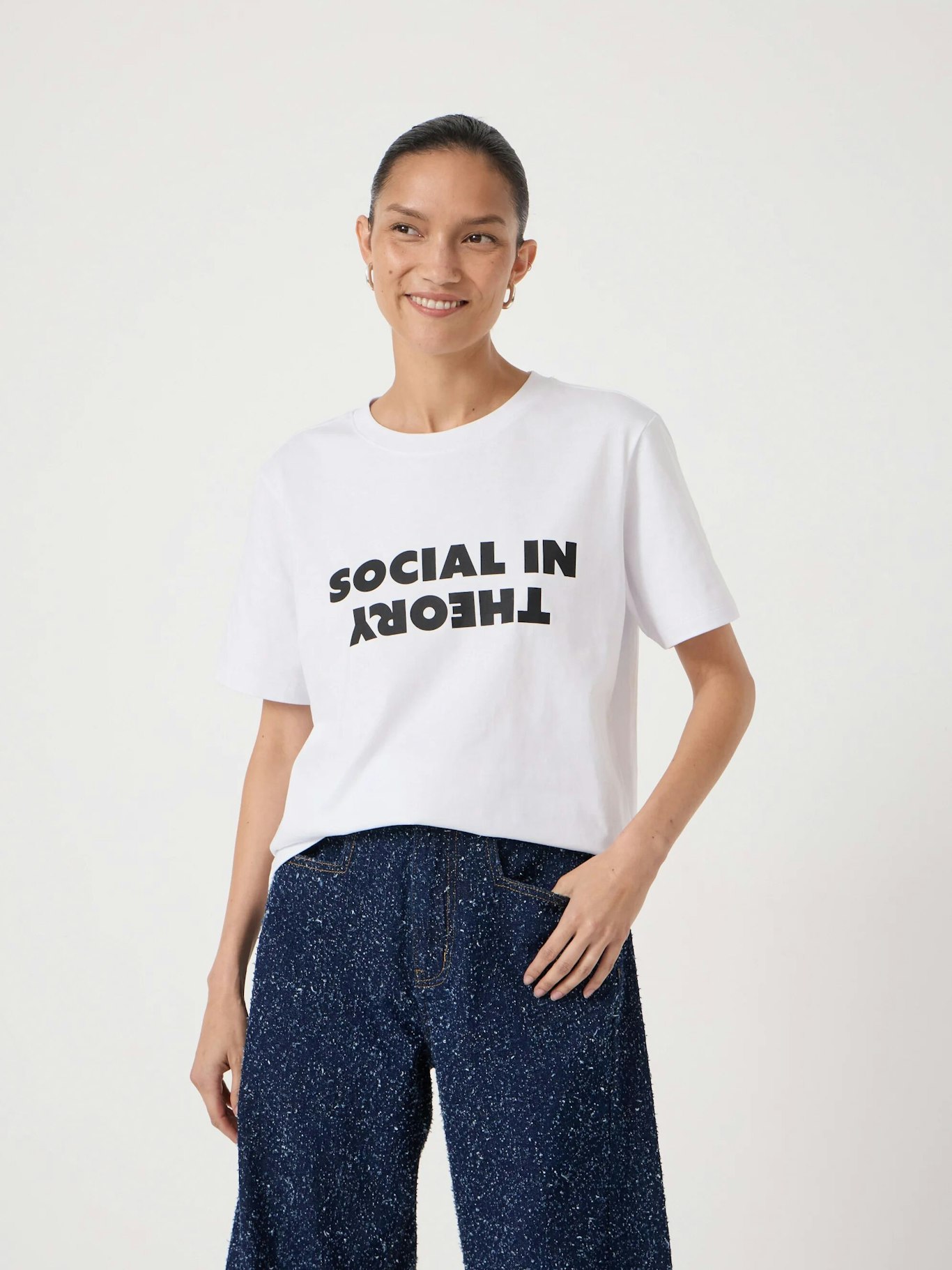 014102-0001-01 Social In Theory Graphic T-Shirt