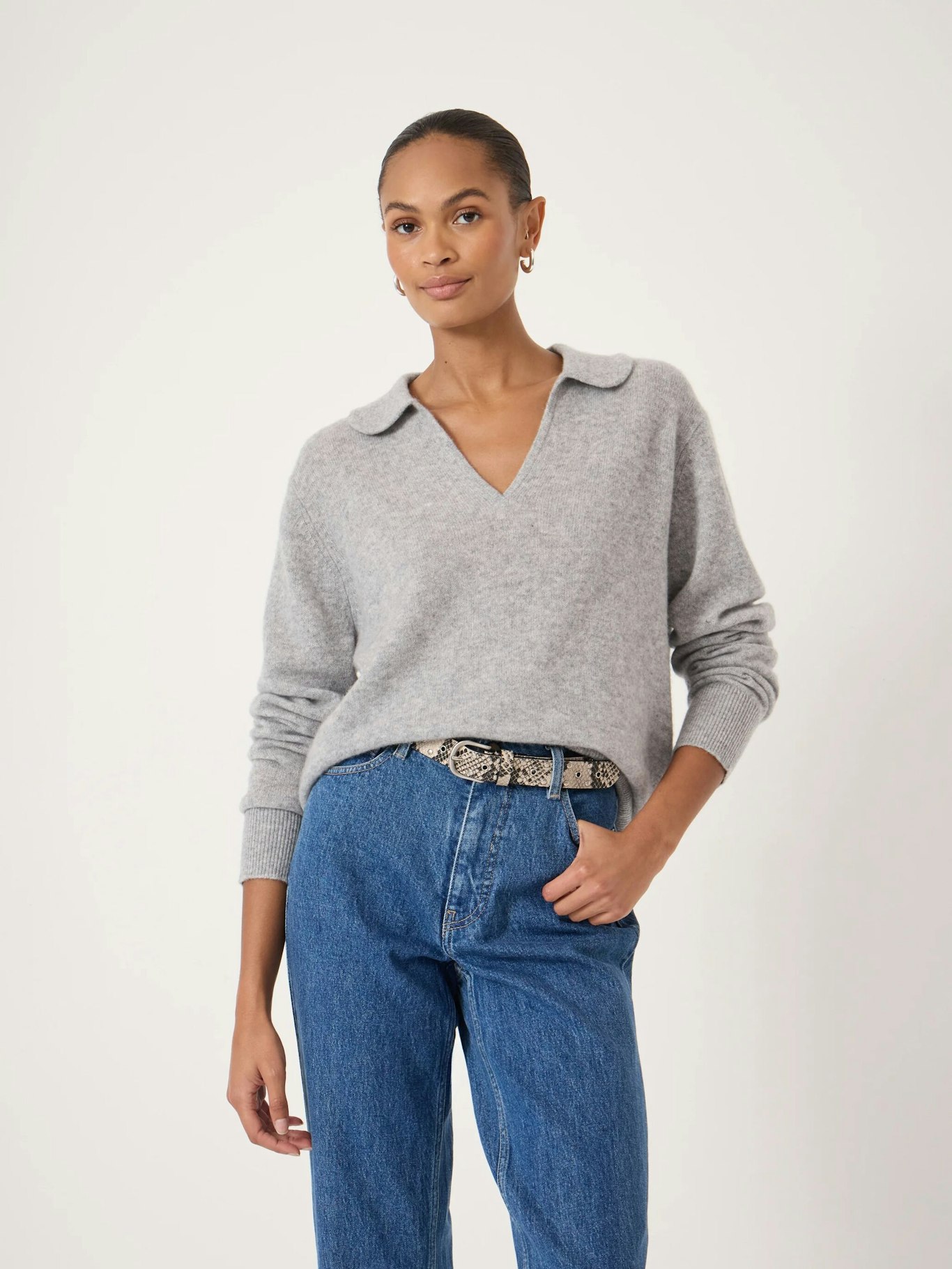 014678-2804-01 Cameron Cashmere Collared Jumper